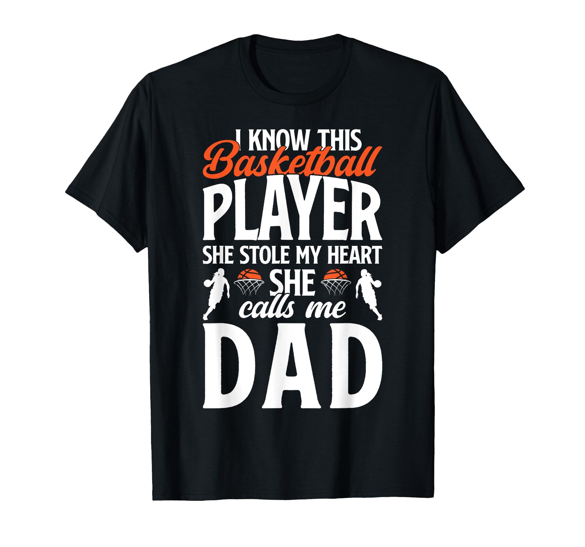 She Calls Me Basketball Dad Basketball T-Shirt - Graphic Print Men Women - T-Shirt, Sweatshirt, Hoodie