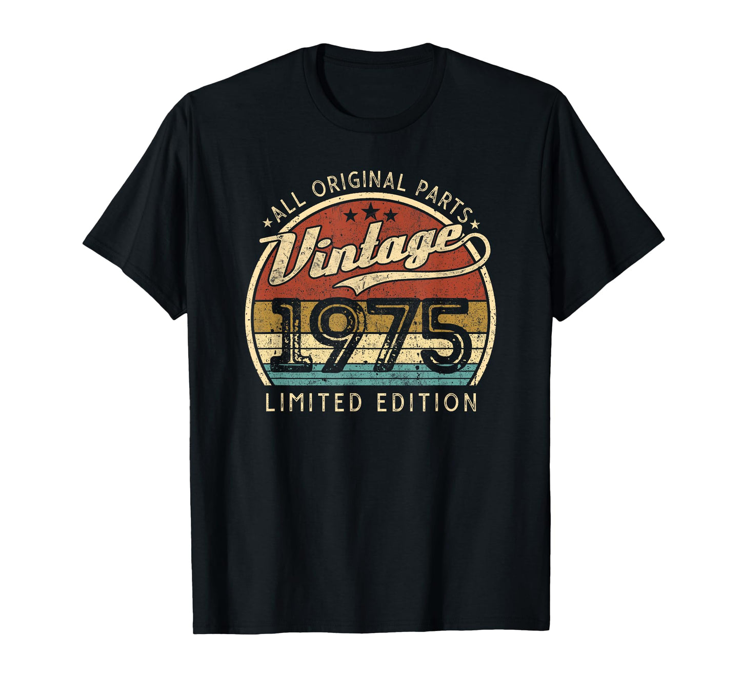 1975 47 Years Old 47Th Birthday T-Shirt - Aesthetic Graphic Unisex - T-Shirt, Sweatshirt, Hoodie