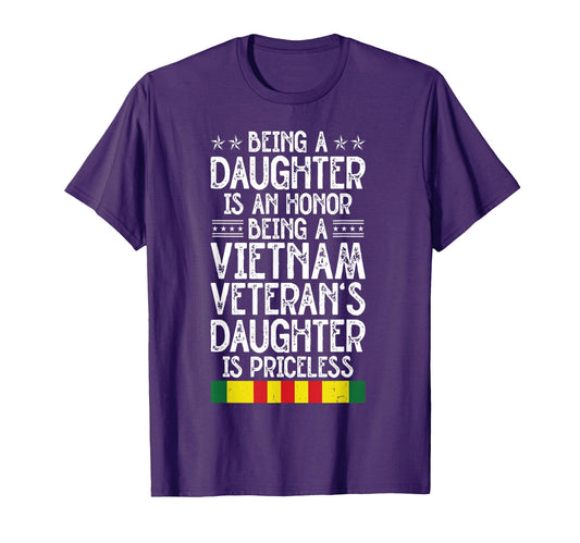 Being Vietnam Veterans Daughter Is T-Shirt - Custom Art Print Men Women - T-Shirt, Sweatshirt, Hoodie
