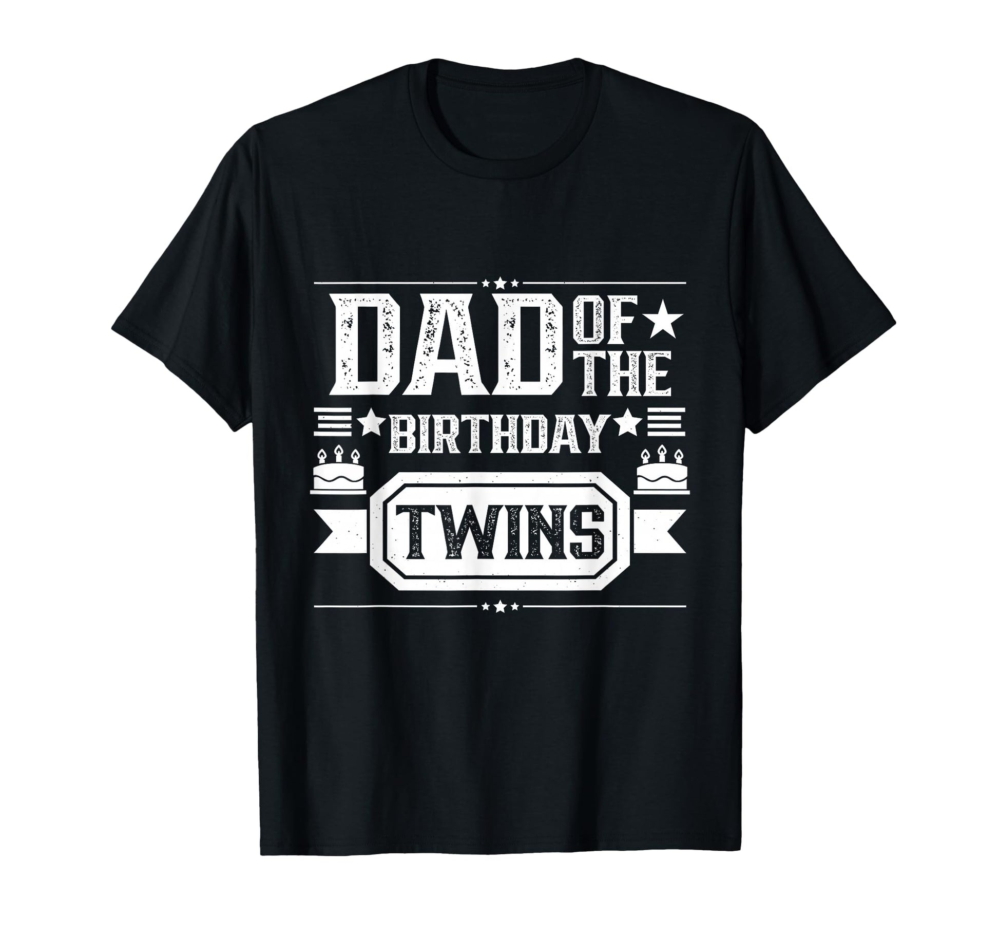 Dad Birthday Twins Twin Celebrate T-Shirt - Custom Art Print for Adults - T-Shirt, Sweatshirt, Hoodie