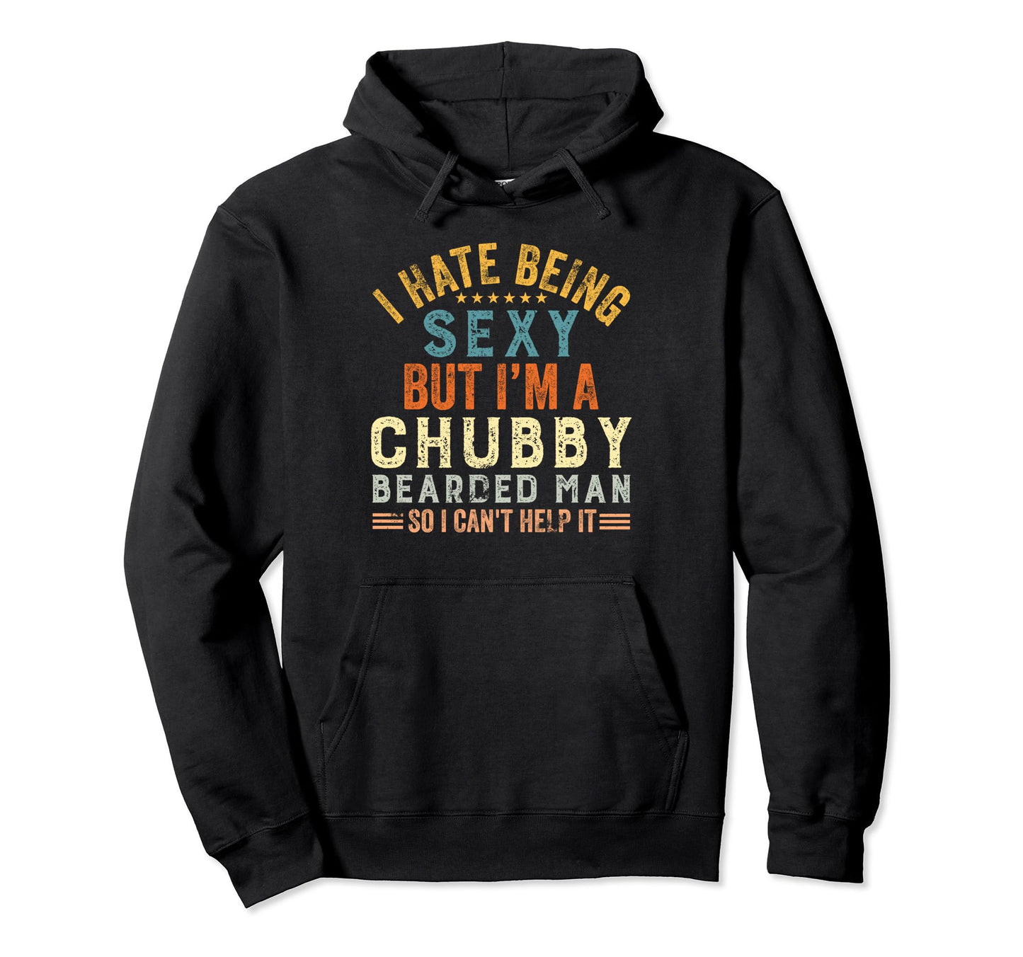 Funny Chubby Bearded Bearded Dad Son Hoodie - Unique Graphic Unisex - T-Shirt, Sweatshirt, Hoodie
