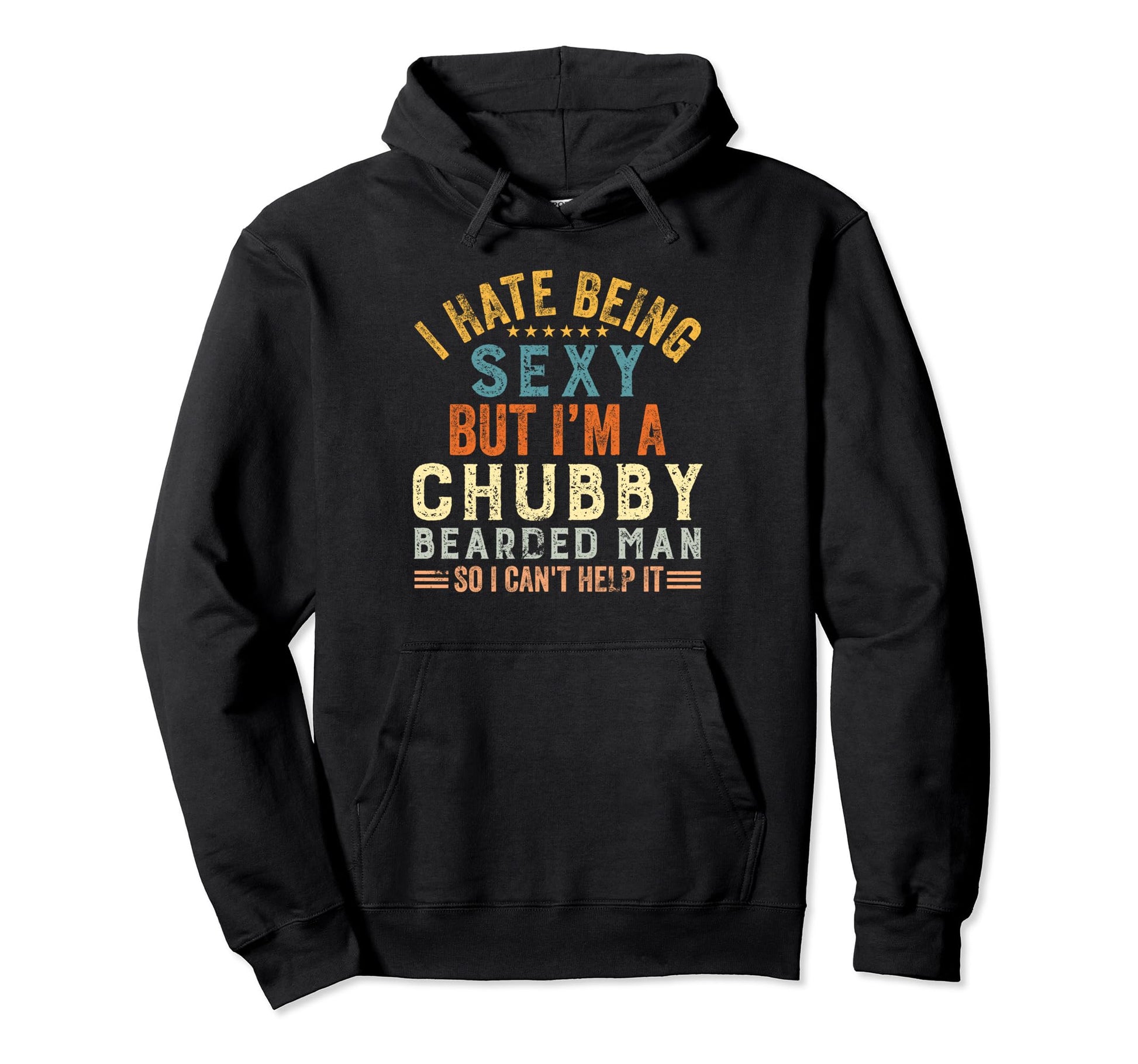 Funny Chubby Bearded Bearded Dad Son Hoodie - Unique Graphic Unisex - T-Shirt, Sweatshirt, Hoodie