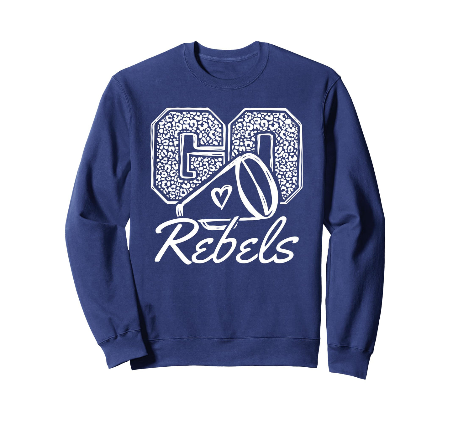 Go Cheer Rebels Sports Name Gifts Sweatshirt - Minimalist Print Unisex - T-Shirt, Sweatshirt, Hoodie