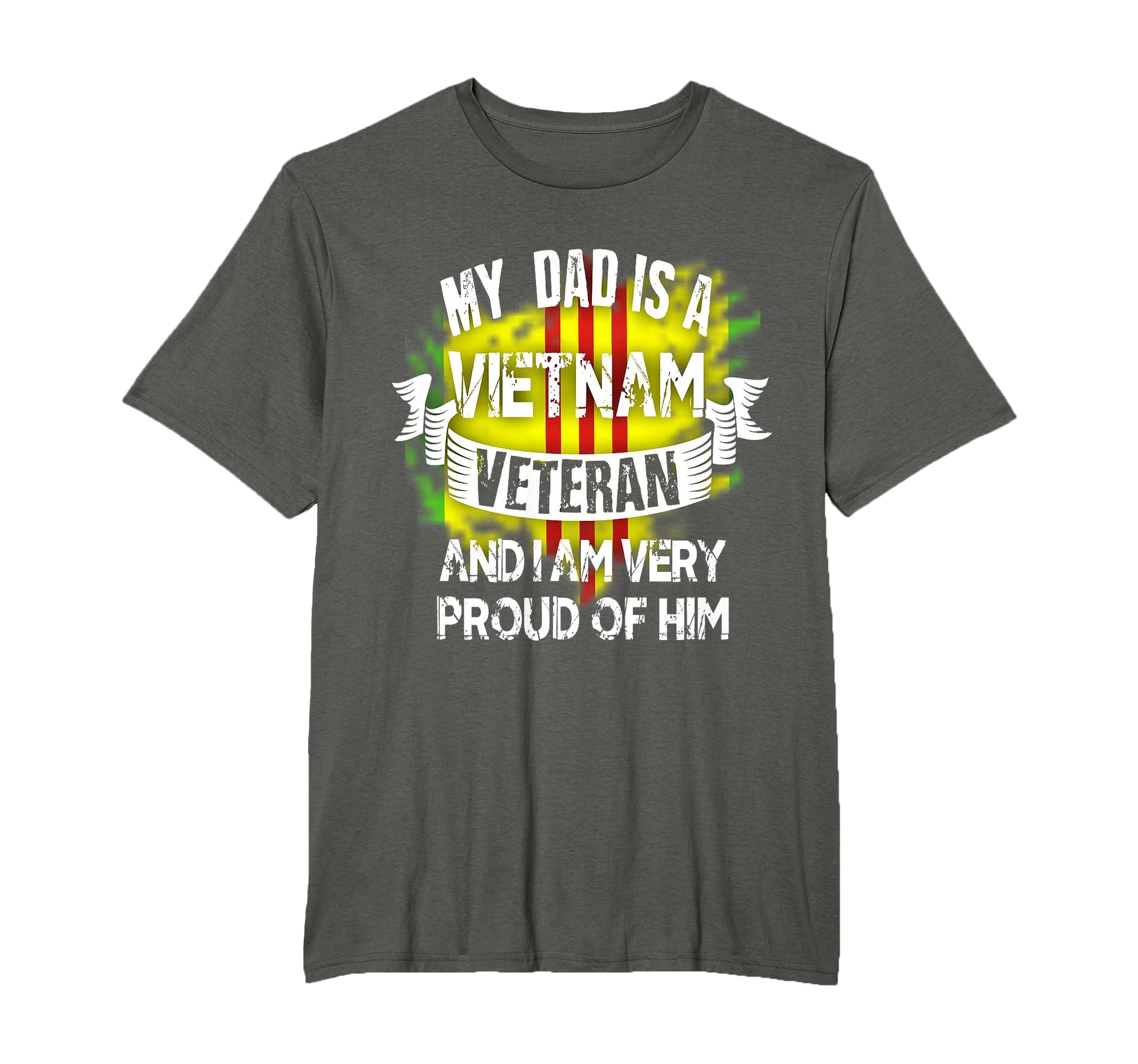 My Dad Is Vietnam Veteran Proud Veterans T-Shirt - Minimalist Print Unisex - T-Shirt, Sweatshirt, Hoodie