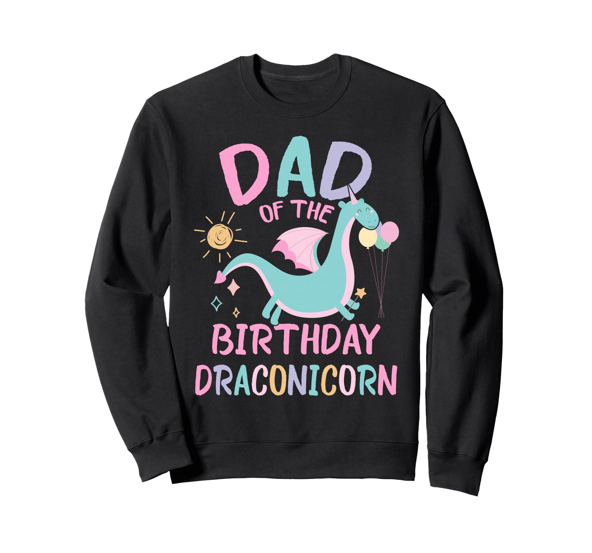 Dad Birthday Dracon Family Matching Sweatshirt - Unique Graphic Men Women - T-Shirt, Sweatshirt, Hoodie