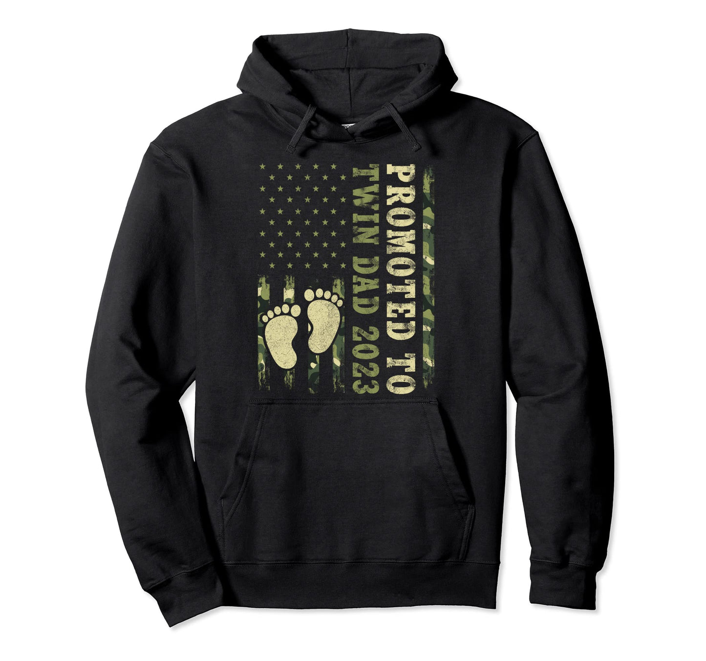 First Time Dad Promoted To Twin Dad Hoodie - Aesthetic Graphic Men Women - T-Shirt, Sweatshirt, Hoodie