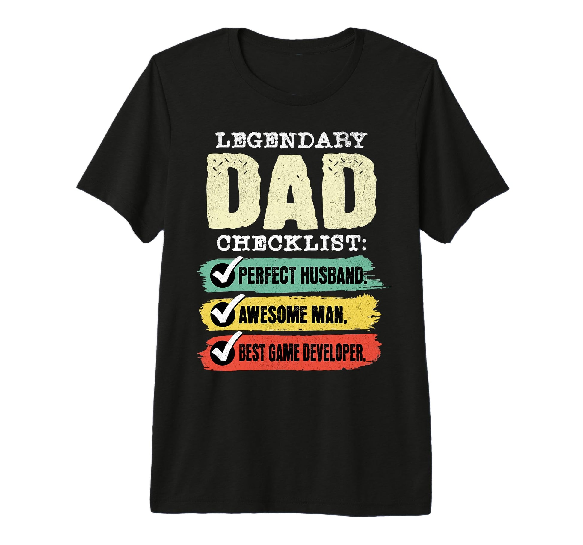 Game Developer Dad Tri Blend T-Shirt - Novelty Apparel Men Women - T-Shirt, Sweatshirt, Hoodie