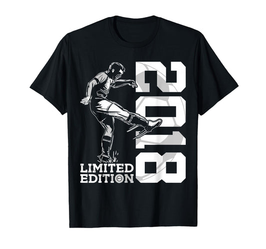 2018 8 Years Soccer 8Th Birthday T-Shirt - Unique Graphic Unisex - T-Shirt, Sweatshirt, Hoodie