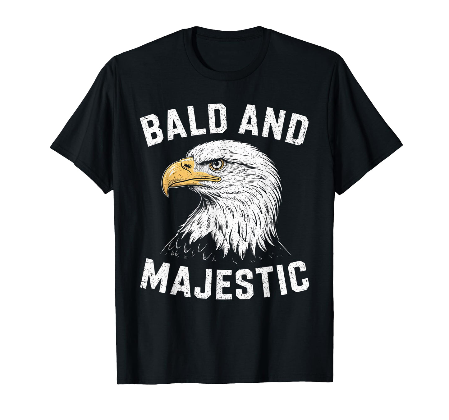 Bald Majestic Sexy Bald Guy Funny Dad Joke T-Shirt - Unique Graphic Unisex - T-Shirt, Sweatshirt, Hoodie
