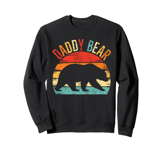 Bear Dad Papa Family Matching Sweatshirt - Minimalist Print Men Women - T-Shirt, Sweatshirt, Hoodie