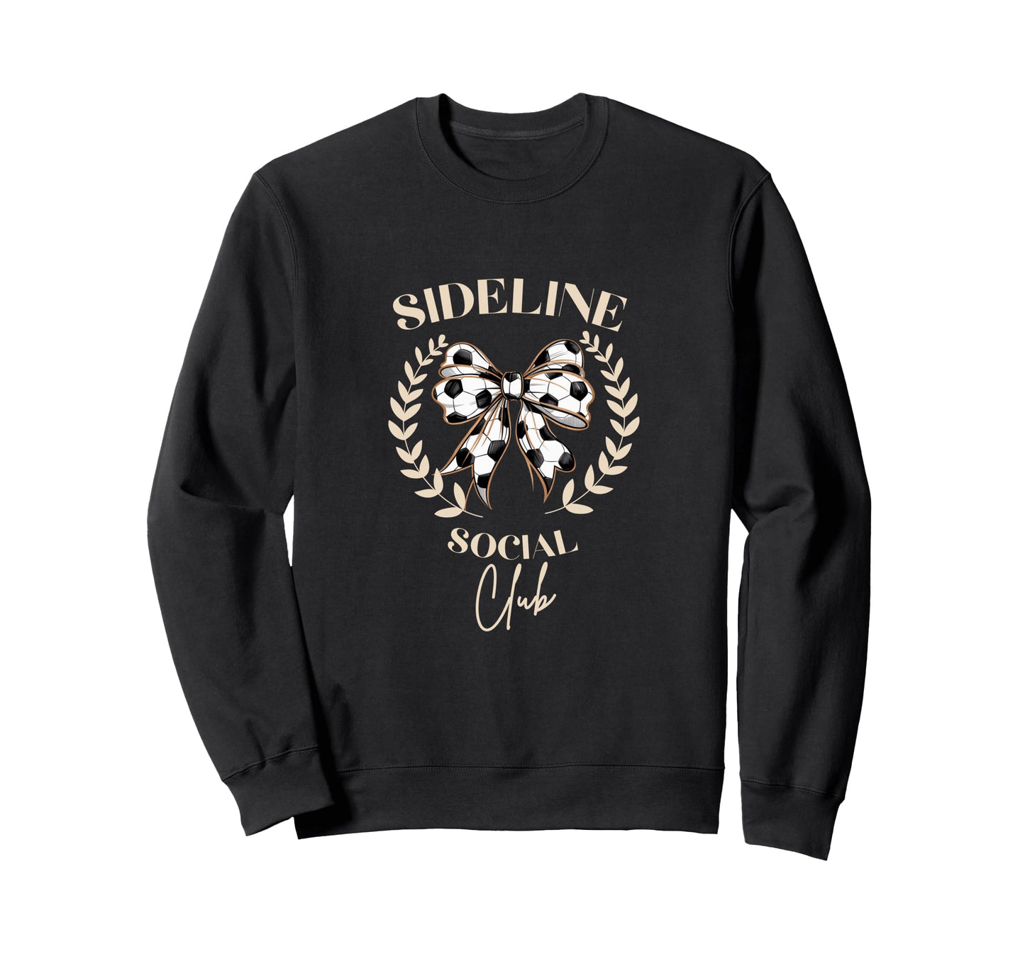 Sideline Social Club Coquette Sweatshirt - Aesthetic Graphic for Adults - T-Shirt, Sweatshirt, Hoodie