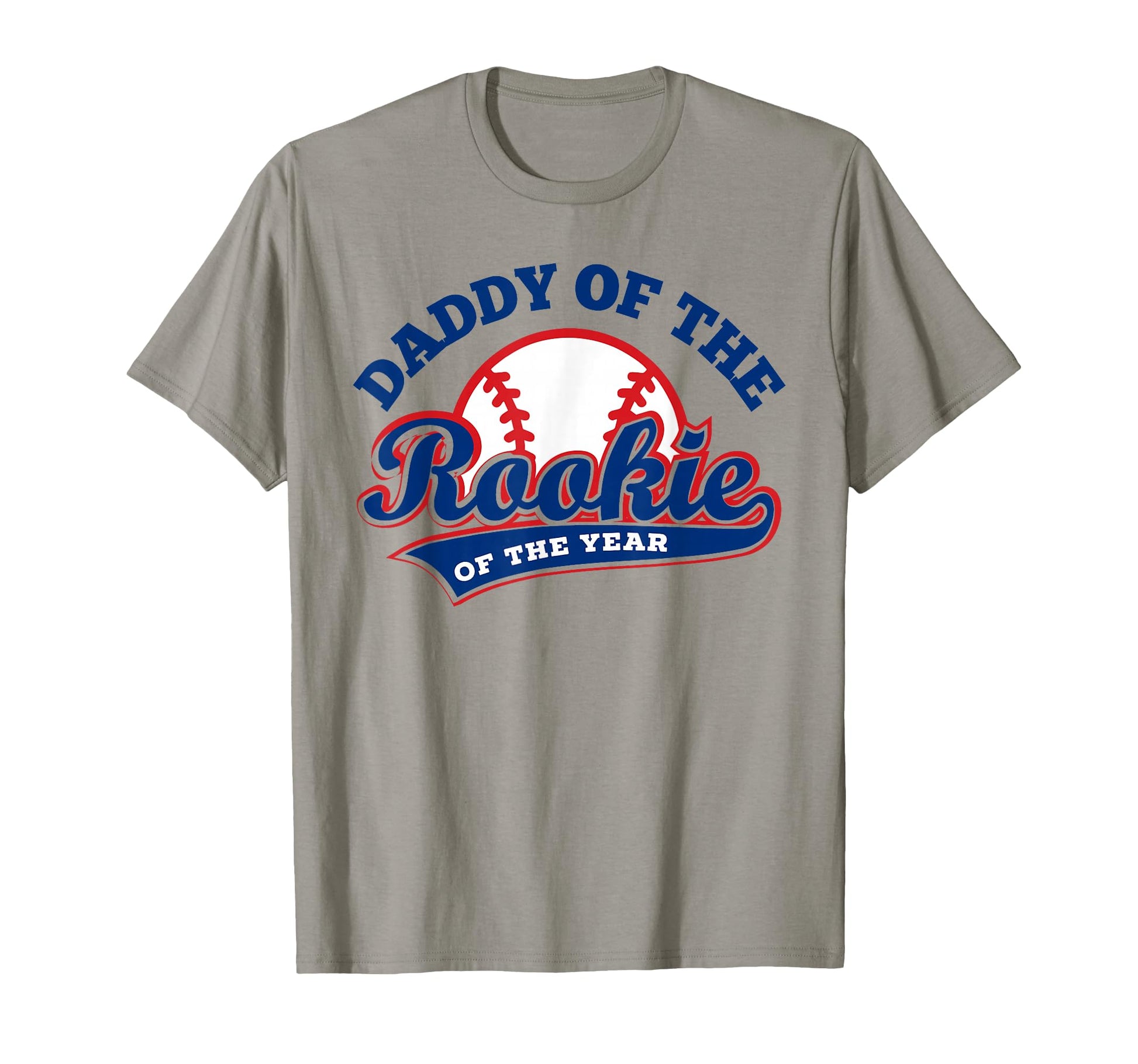 Daddy Rookie Rookie Year Baseball Dad T-Shirt - Minimalist Print Unisex - T-Shirt, Sweatshirt, Hoodie