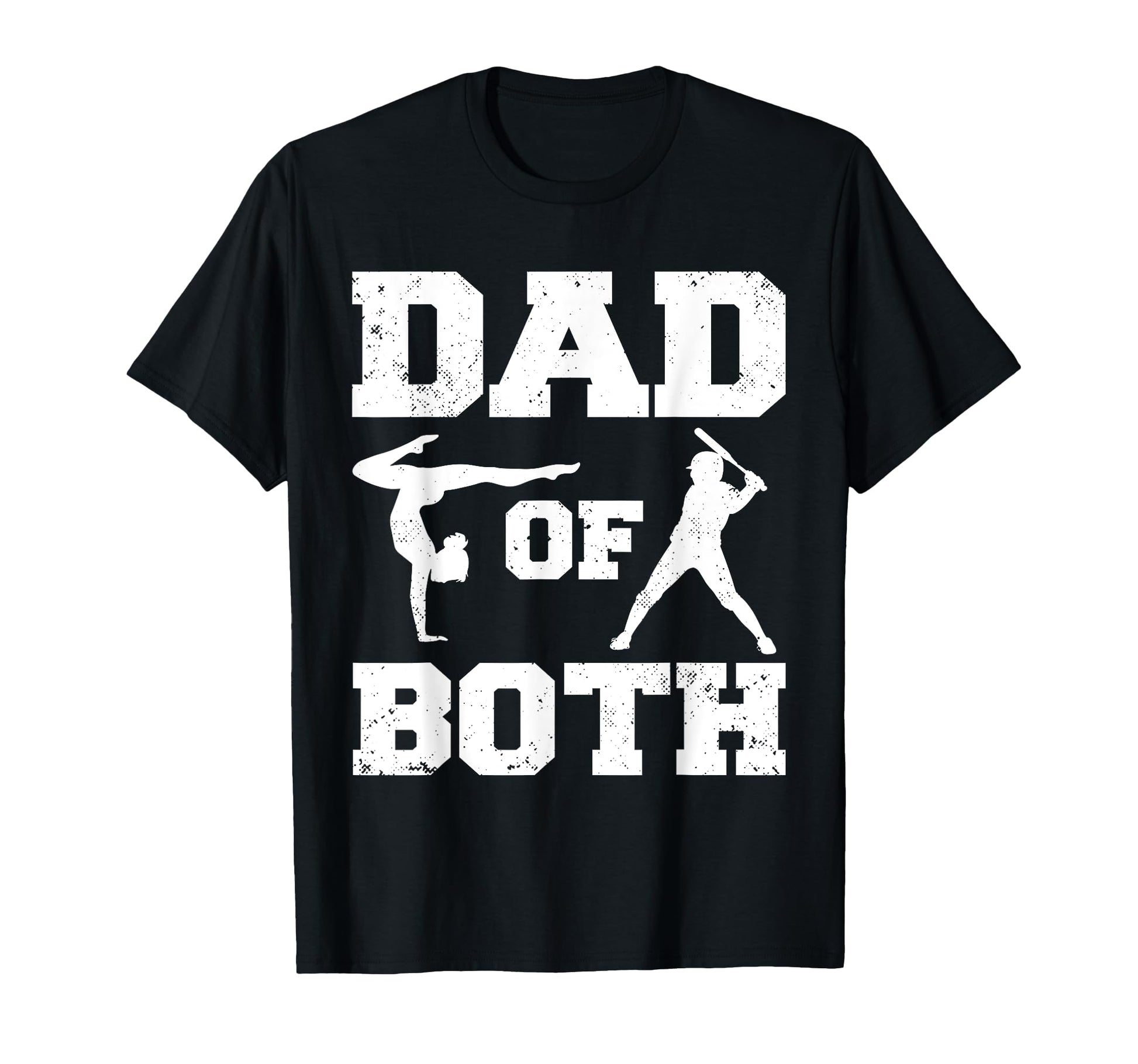 Dad Both Funny Gymnastics Baseball T-Shirt - Aesthetic Graphic Men Women - T-Shirt, Sweatshirt, Hoodie