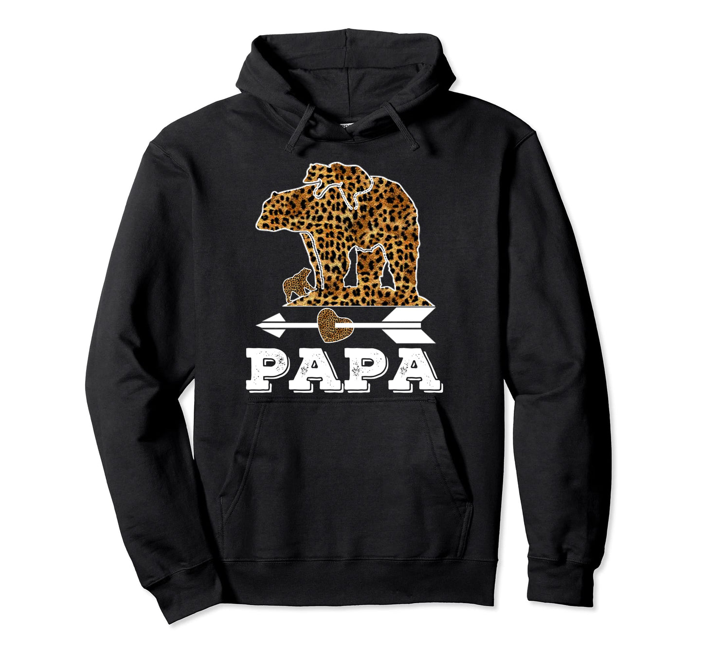 Papa Bear Pajama Family Hoodie - Streetwear Style for Adults - T-Shirt, Sweatshirt, Hoodie