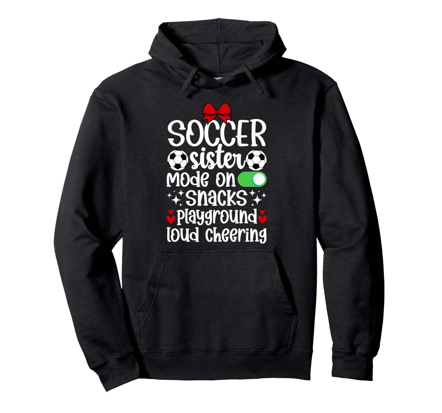 Soccer Sister Mode Sister Soccer Player Hoodie - Minimalist Print Unisex - T-Shirt, Sweatshirt, Hoodie