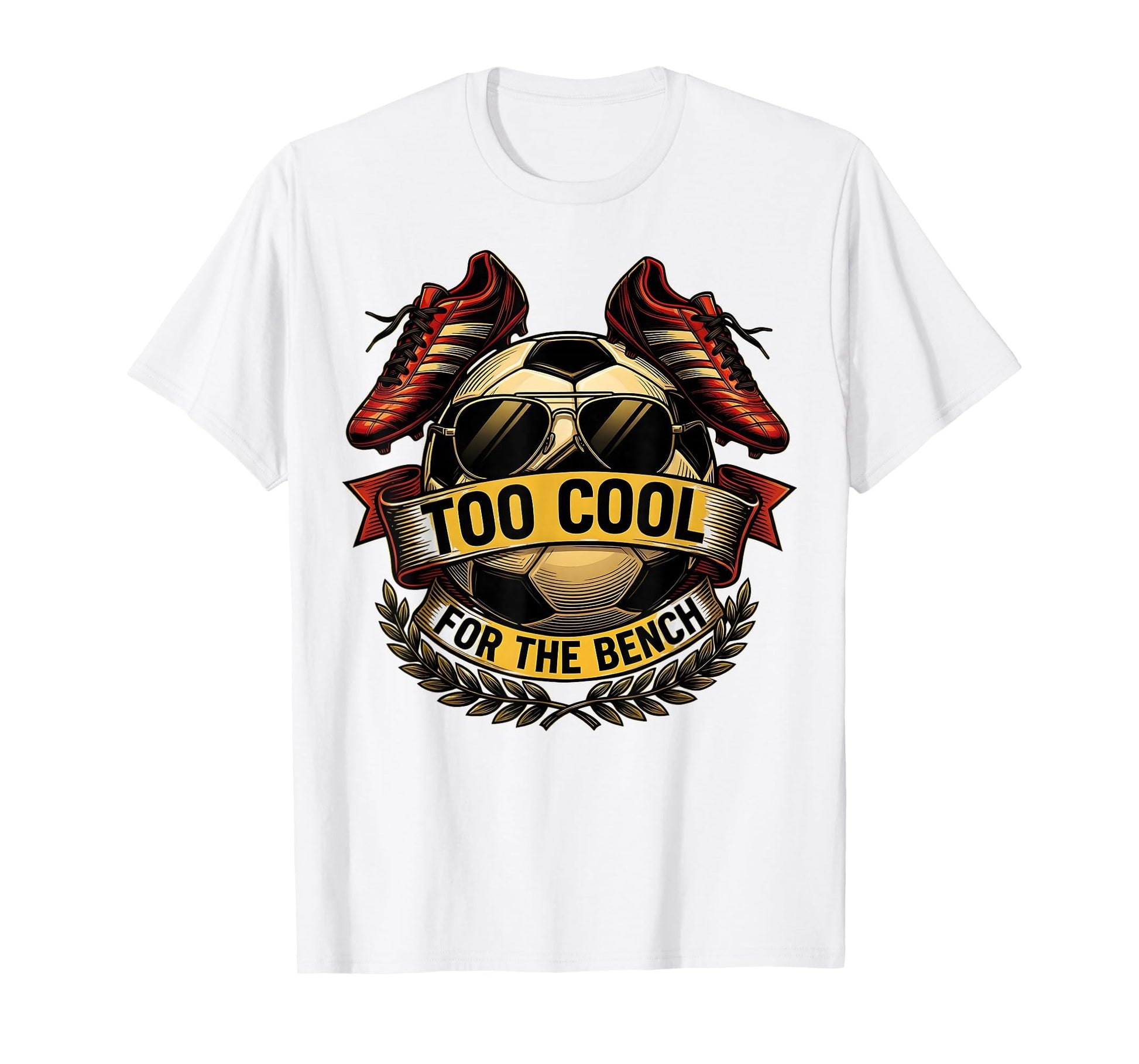 Too Bench Soccer Dad T-Shirt - Custom Art Print Unisex - T-Shirt, Sweatshirt, Hoodie