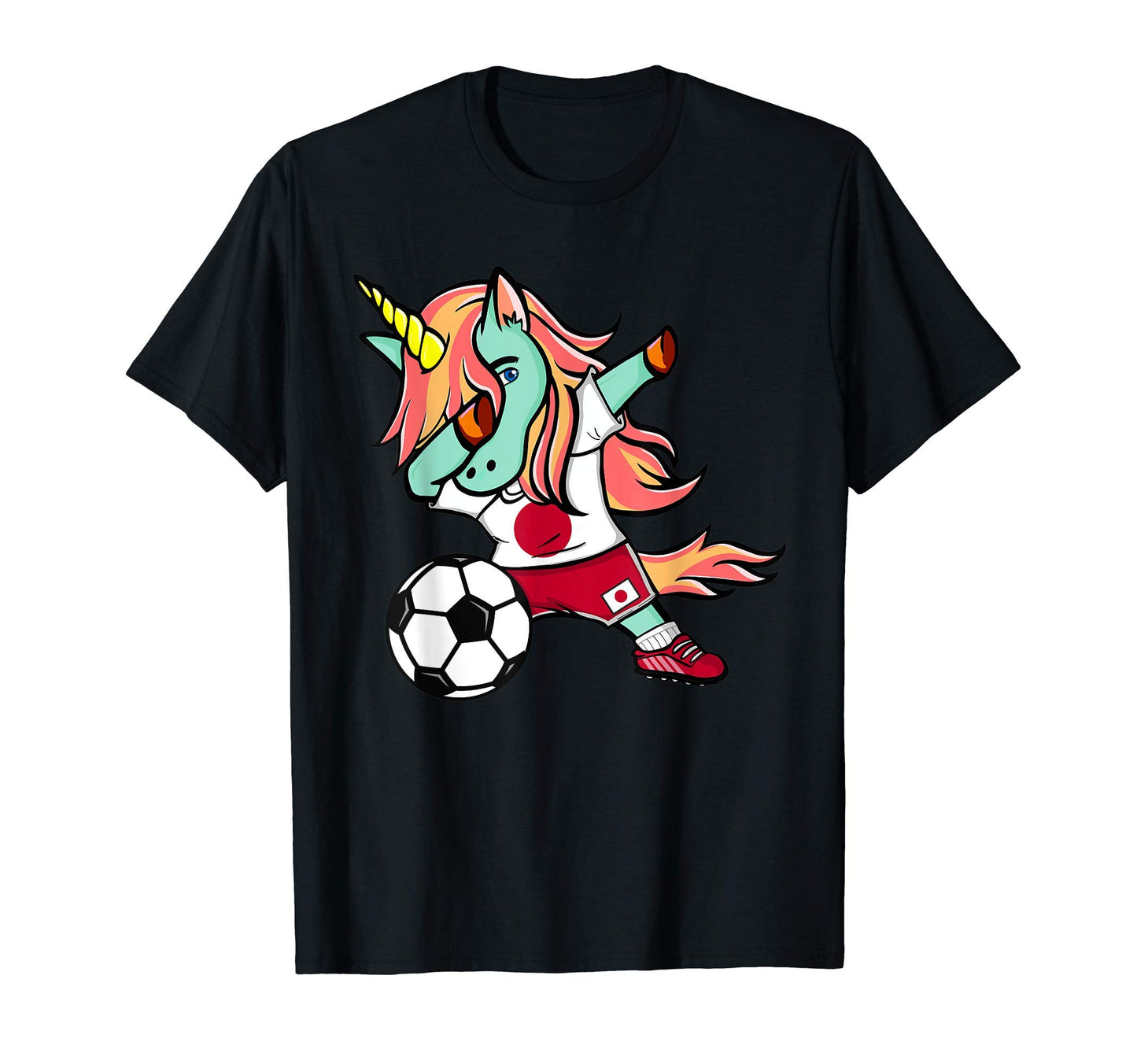 Funny Dabbing Unicorn Japan T-Shirt - Aesthetic Graphic for Adults - T-Shirt, Sweatshirt, Hoodie