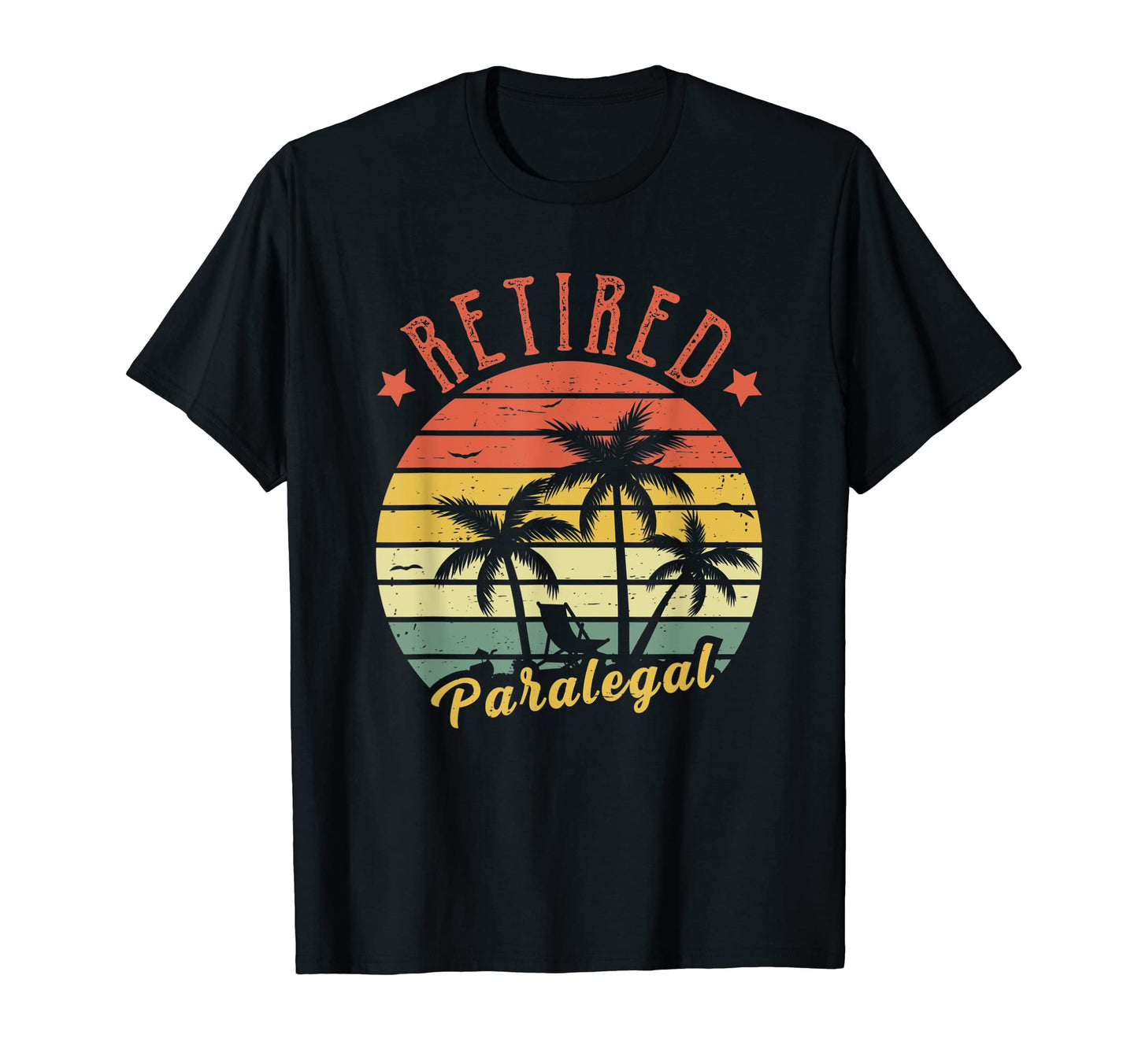 Retired Paralegal Dad T-Shirt - Minimalist Print Unisex - T-Shirt, Sweatshirt, Hoodie
