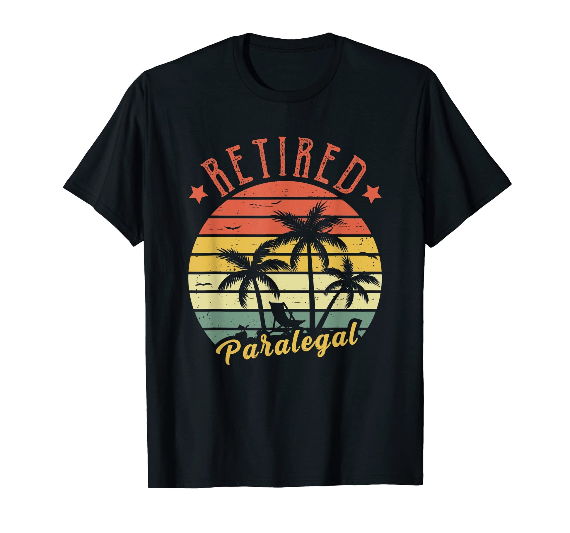 Retired Paralegal Dad T-Shirt - Minimalist Print Unisex - T-Shirt, Sweatshirt, Hoodie