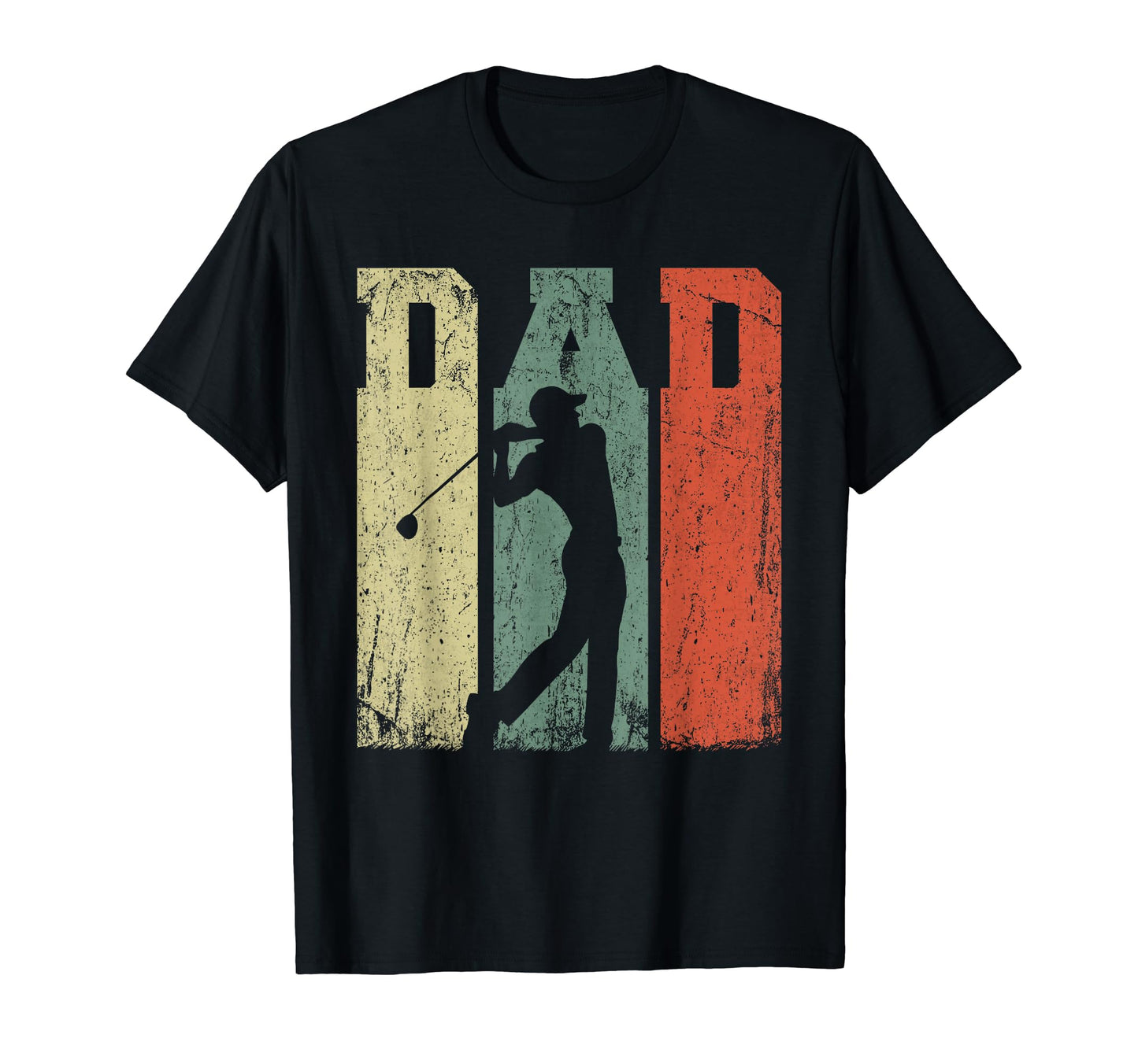 Golfing Dad Golf Daddy Silhouette T-Shirt - Novelty Apparel Men Women - T-Shirt, Sweatshirt, Hoodie