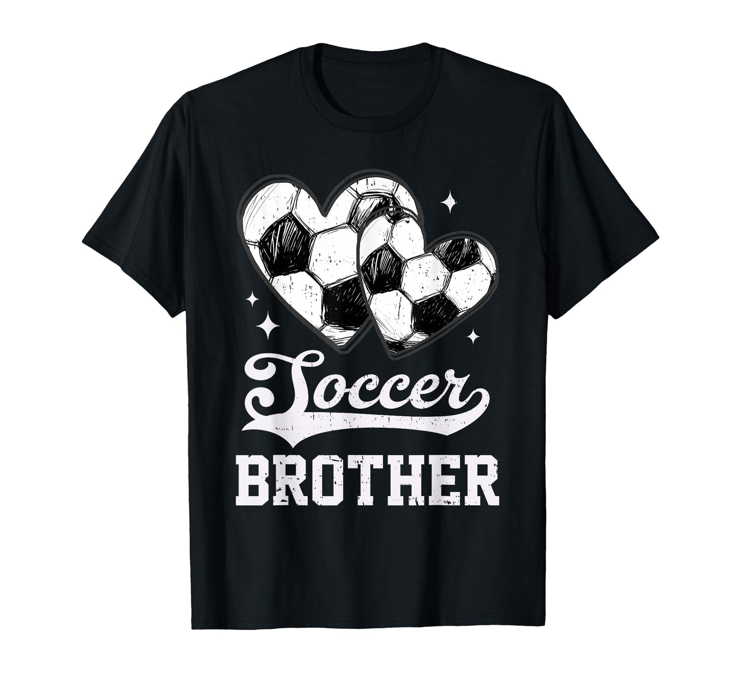 Soccer Heart Brother Soccer Player T-Shirt - Graphic Print Unisex - T-Shirt, Sweatshirt, Hoodie