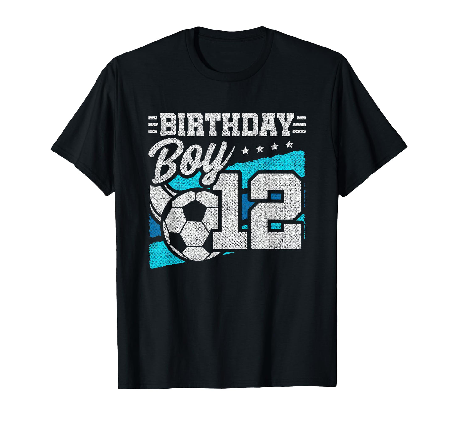 Soccer Birthday Party 12 Year Old 12Th T-Shirt - Graphic Print Men Women - T-Shirt, Sweatshirt, Hoodie