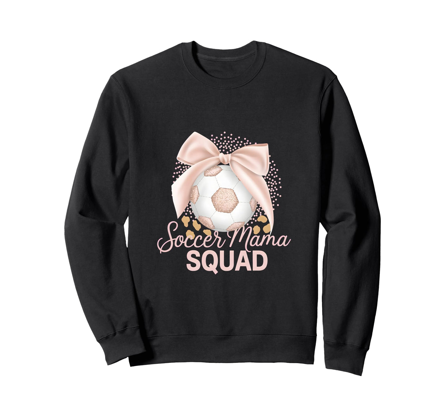 Soccer Mama Squad Coquette Sideline Sweatshirt - Novelty Apparel Unisex - T-Shirt, Sweatshirt, Hoodie