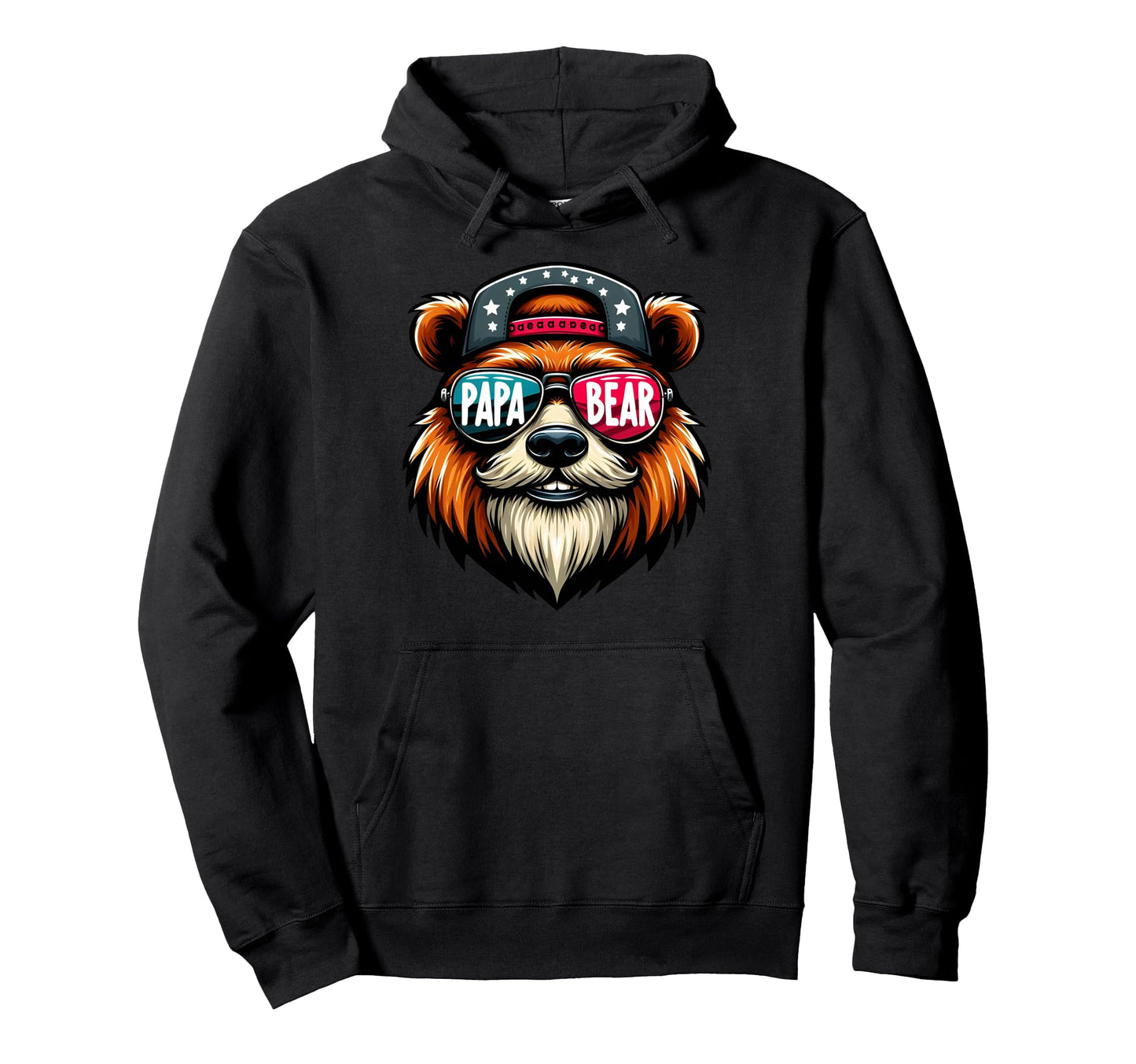 Papa Bear Gifts Funny Birthday Fun Hoodie - Aesthetic Graphic for Adults - T-Shirt, Sweatshirt, Hoodie