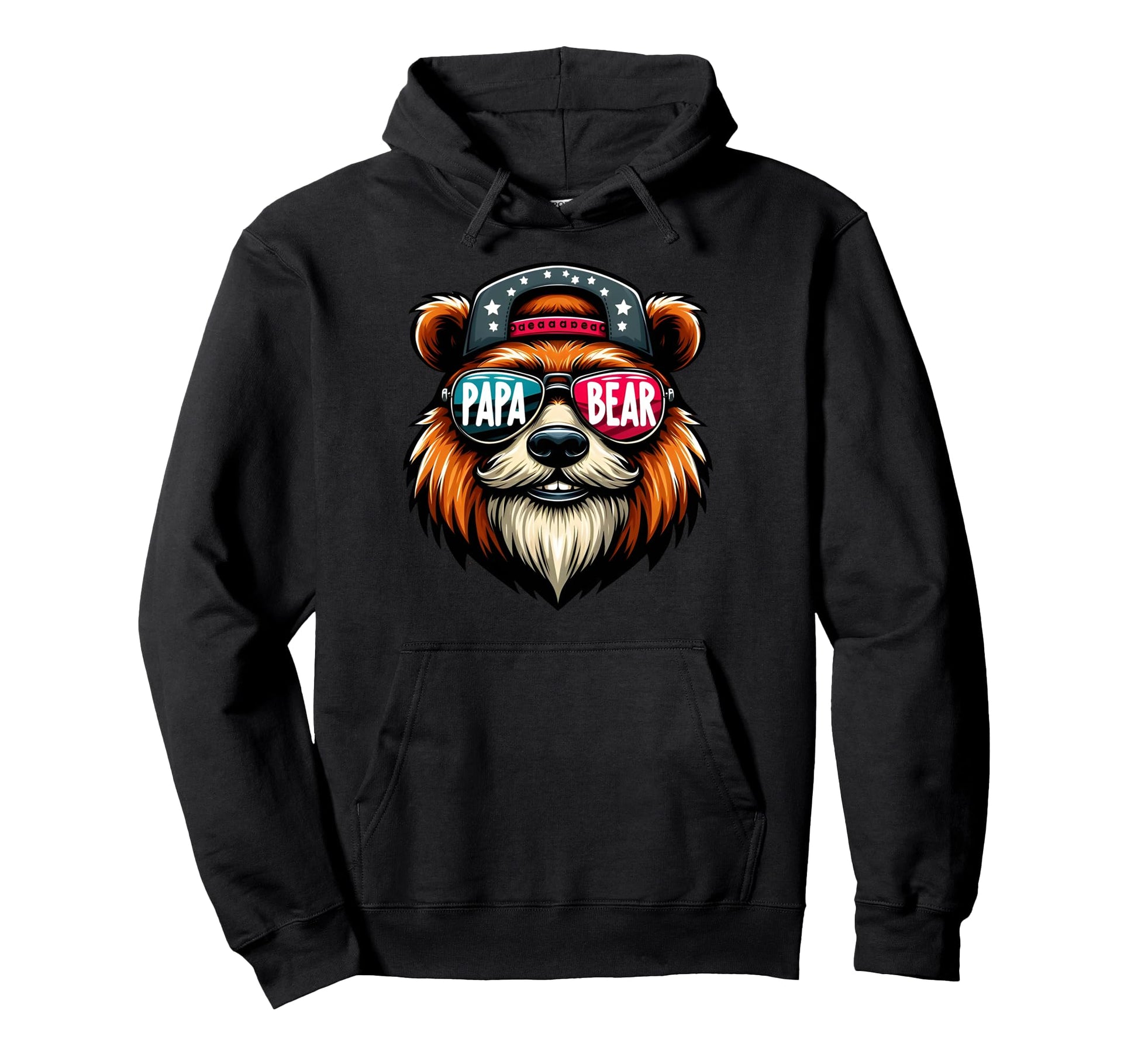 Papa Bear Gifts Funny Birthday Fun Hoodie - Aesthetic Graphic for Adults - T-Shirt, Sweatshirt, Hoodie