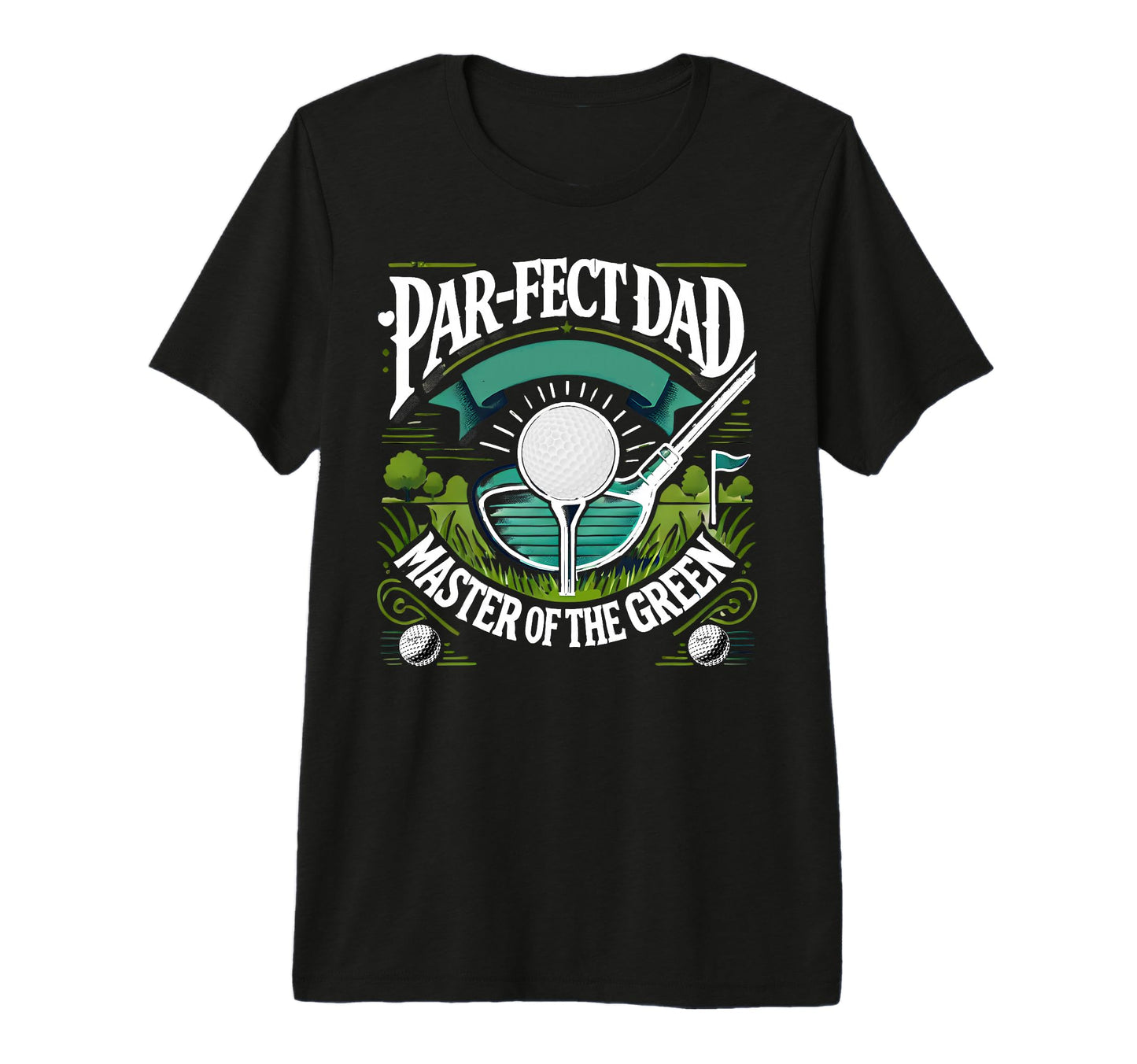 Mens Par Fect Dad Golf Expert T-Shirt - Fun Novelty Design for Adults - T-Shirt, Sweatshirt, Hoodie