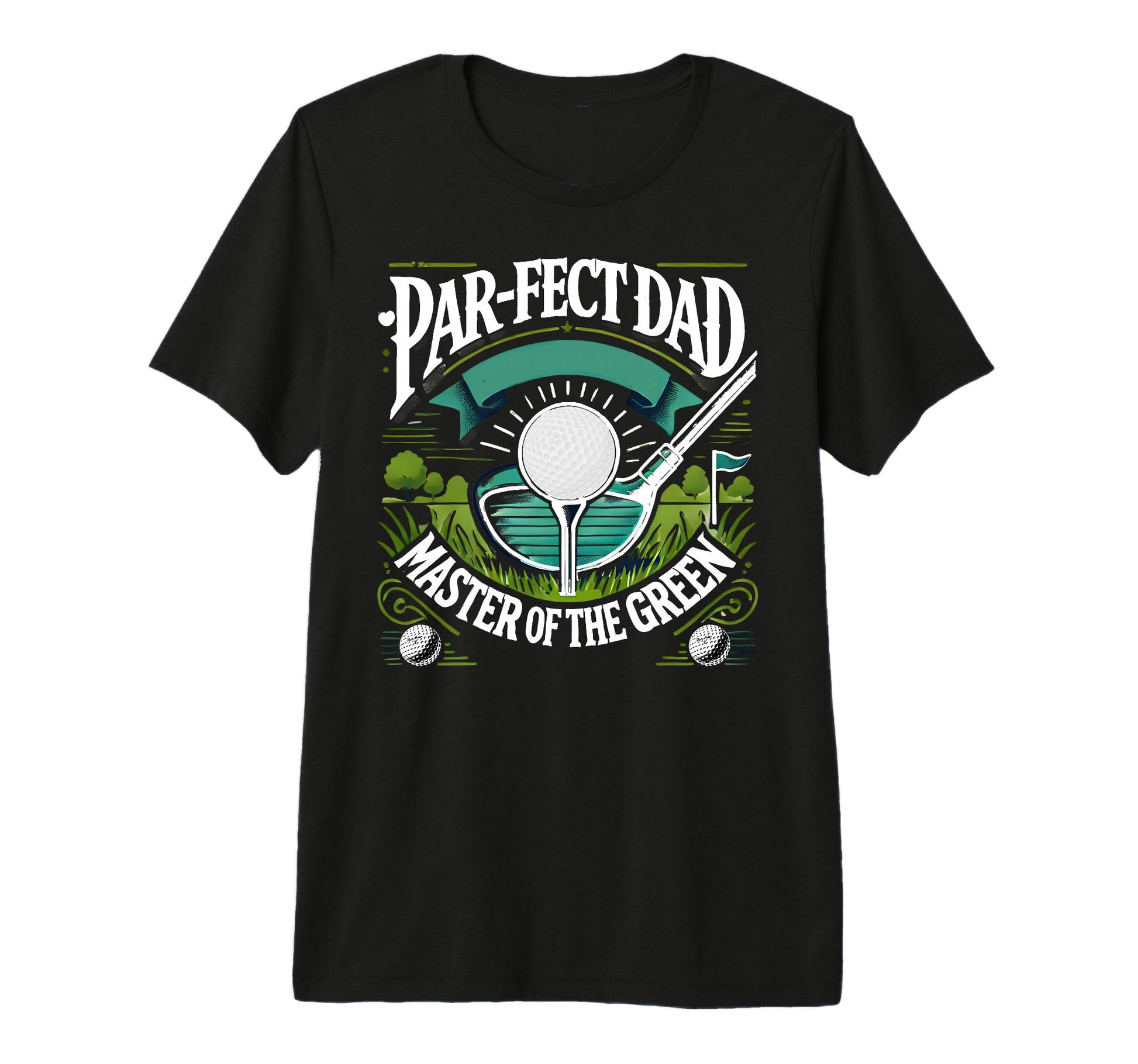 Mens Par Fect Dad Golf Expert T-Shirt - Fun Novelty Design for Adults - T-Shirt, Sweatshirt, Hoodie