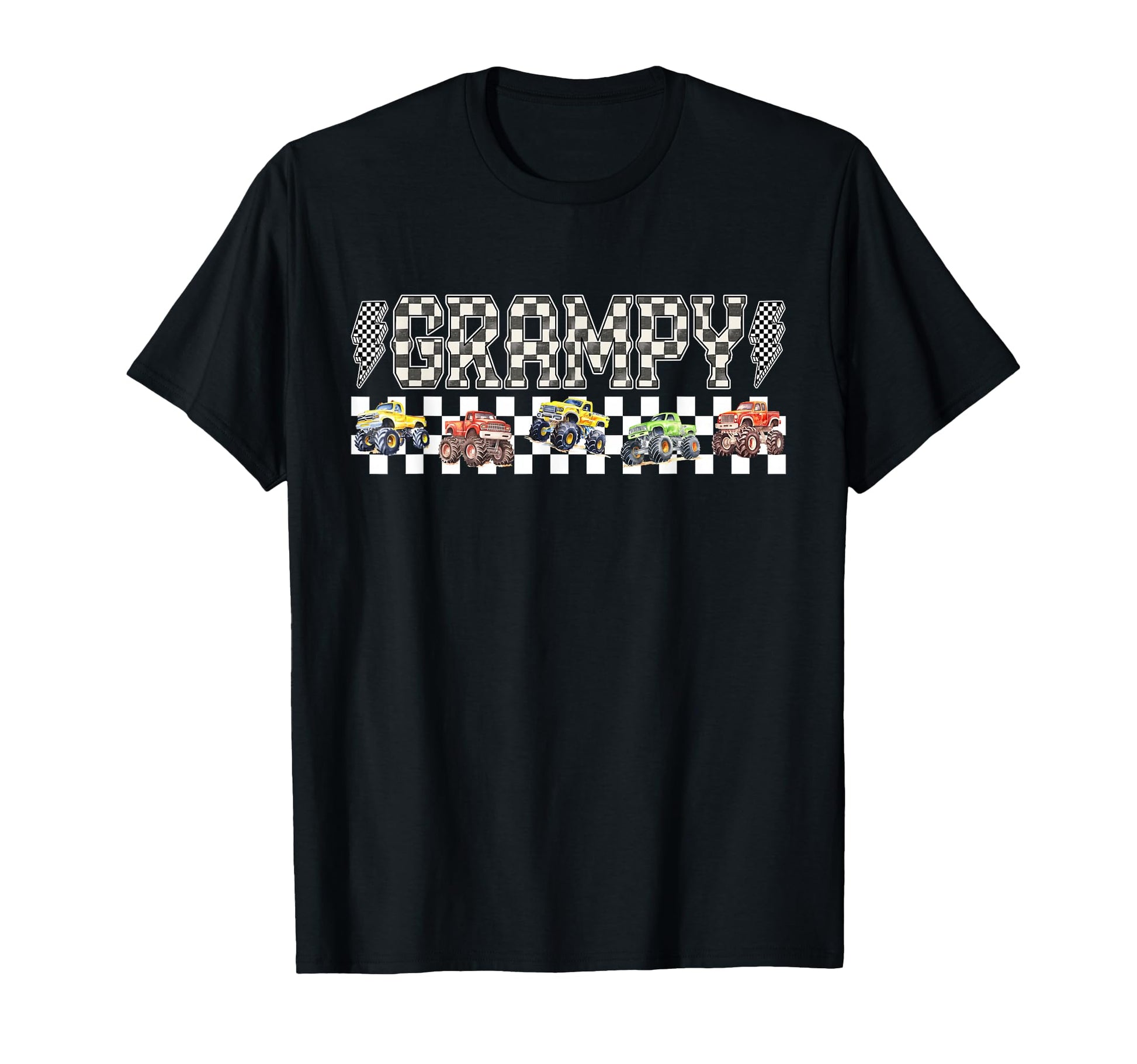 Grampy Monster Truck Family Crew T-Shirt - Streetwear Style Unisex - T-Shirt, Sweatshirt, Hoodie
