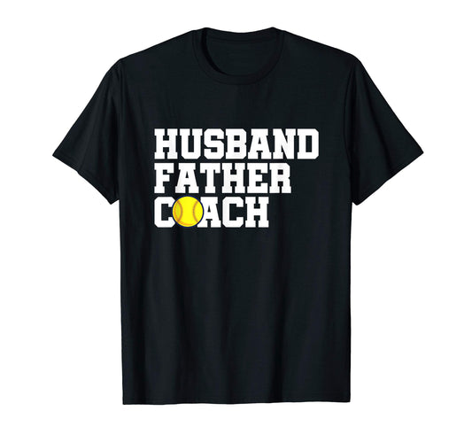 Baseball Softball Coach Dad Gift T-Shirt - Unique Graphic for Adults - T-Shirt, Sweatshirt, Hoodie