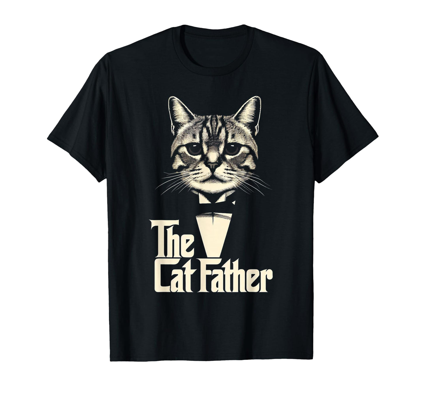 Cat Lover Gifts Funny Catfather T-Shirt - Aesthetic Graphic for Adults - T-Shirt, Sweatshirt, Hoodie