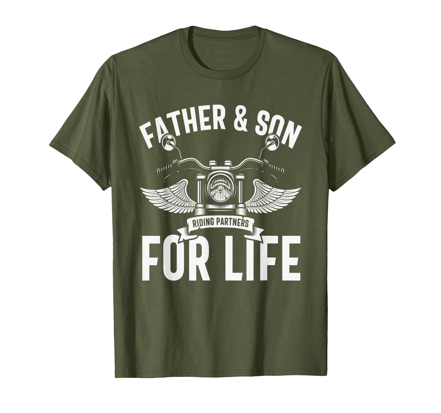 Mens Father And Son Riding Partners Life T-Shirt - Graphic Print Men Women - T-Shirt, Sweatshirt, Hoodie