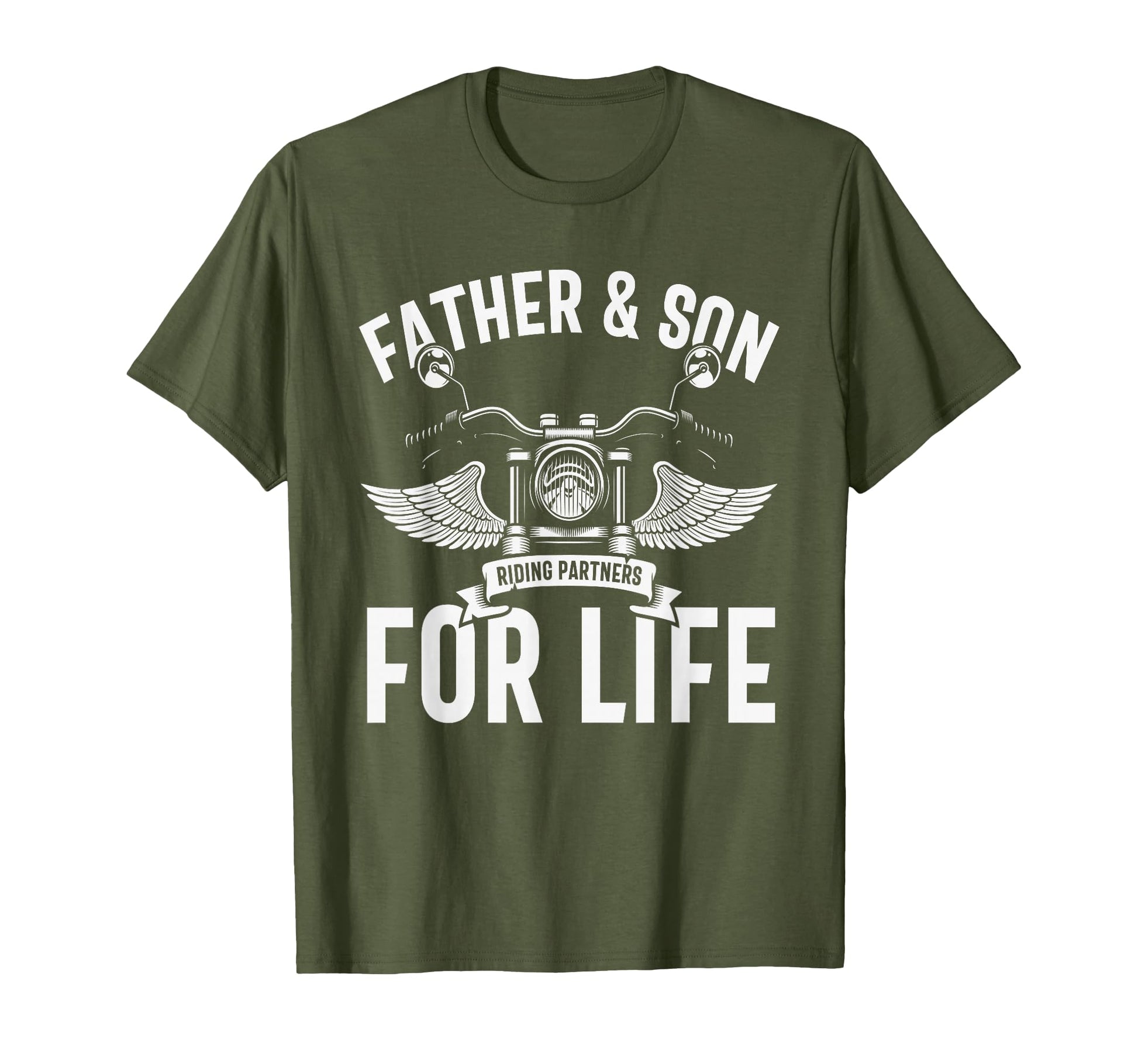 Mens Father And Son Riding Partners Life T-Shirt - Graphic Print Men Women - T-Shirt, Sweatshirt, Hoodie