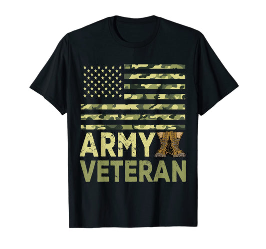 Army Veteran Day Proud Veteran Grandpa T-Shirt - Novelty Apparel Men Women - T-Shirt, Sweatshirt, Hoodie