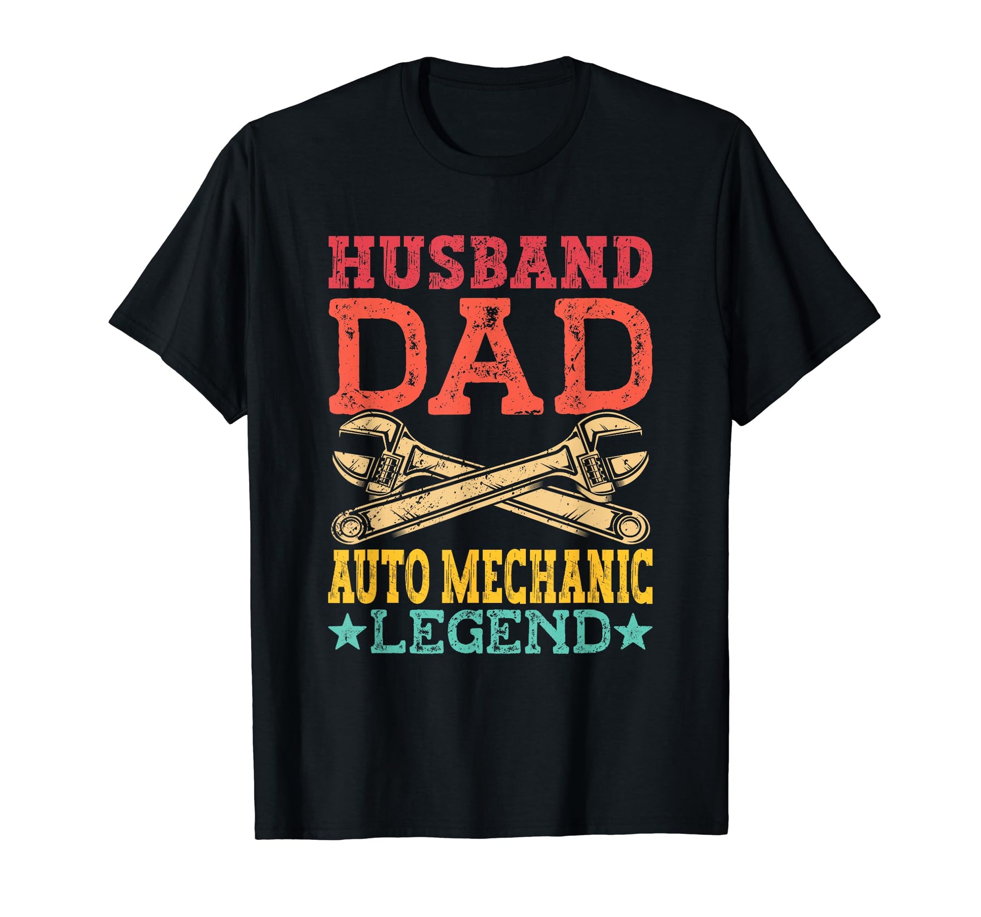 Husband Dad Legend Auto Mechanic T-Shirt - Custom Art Print Men Women - T-Shirt, Sweatshirt, Hoodie