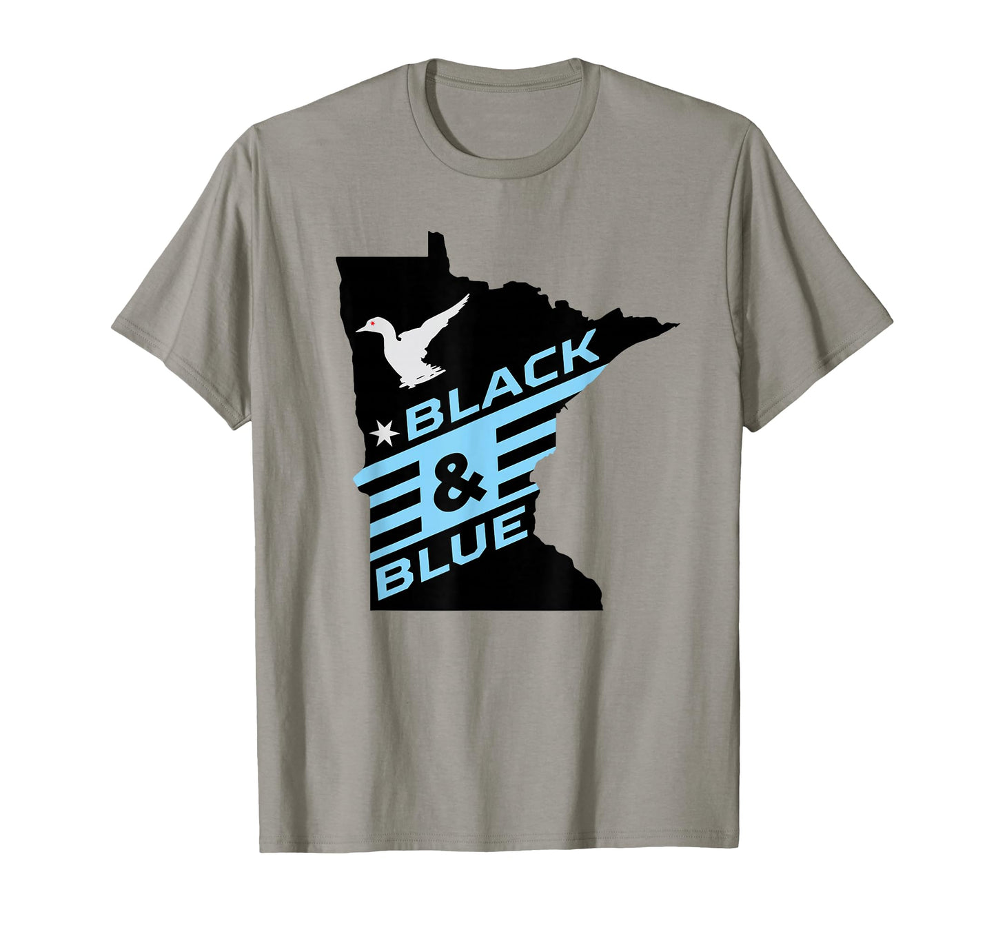Minnesota Soccer Loon Black Blue T-Shirt - Unique Graphic Unisex - T-Shirt, Sweatshirt, Hoodie