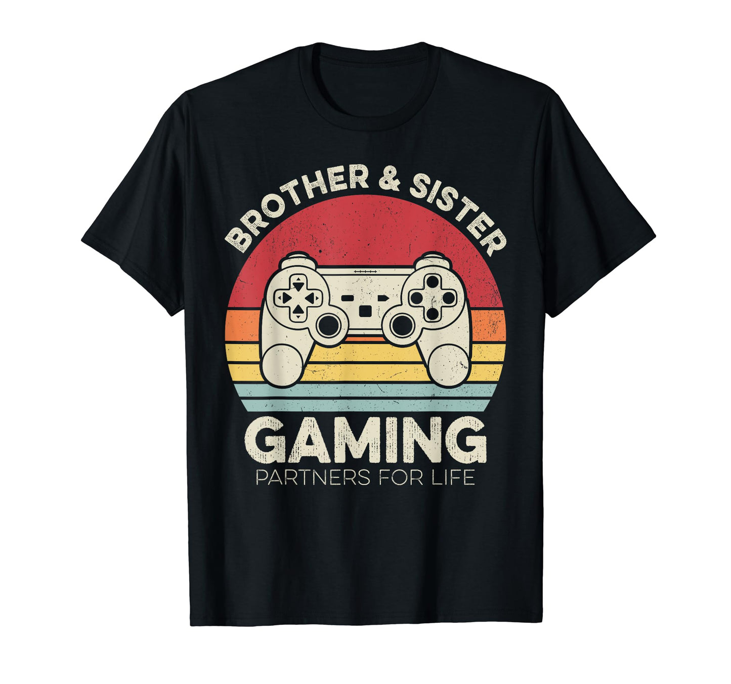 Brother And Sister Gaming Partners Life T-Shirt - Novelty Apparel Unisex - T-Shirt, Sweatshirt, Hoodie