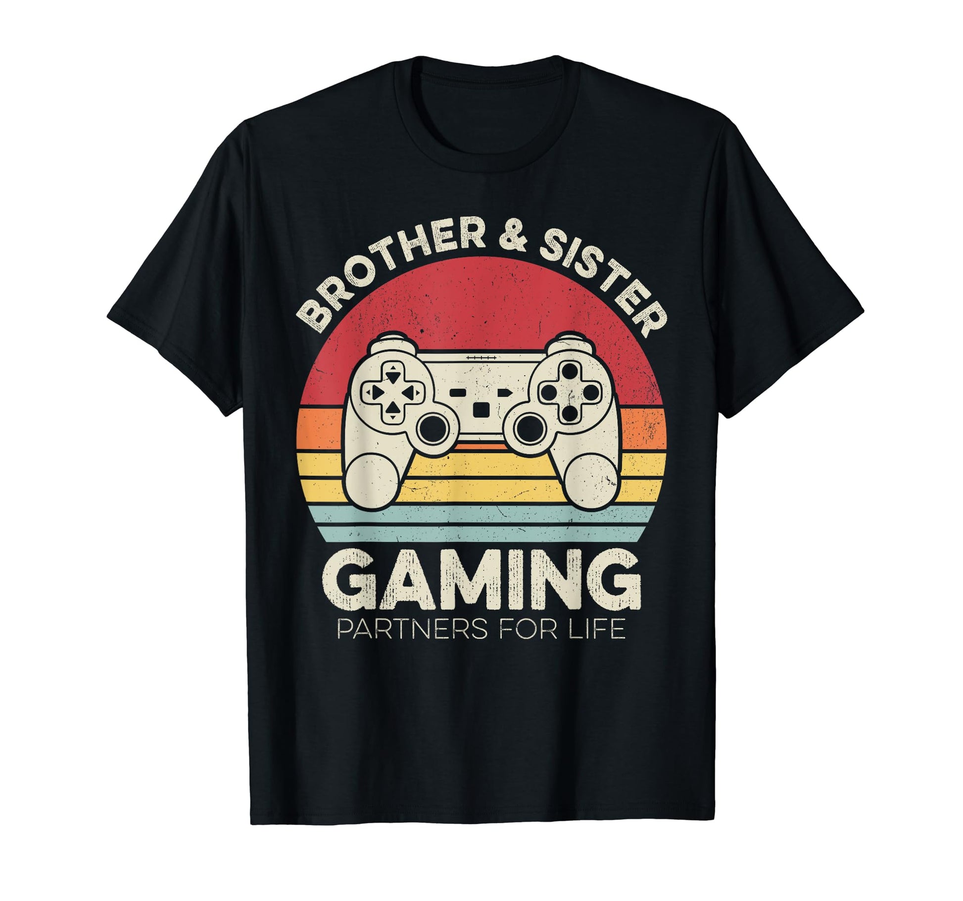 Brother And Sister Gaming Partners Life T-Shirt - Novelty Apparel Unisex - T-Shirt, Sweatshirt, Hoodie