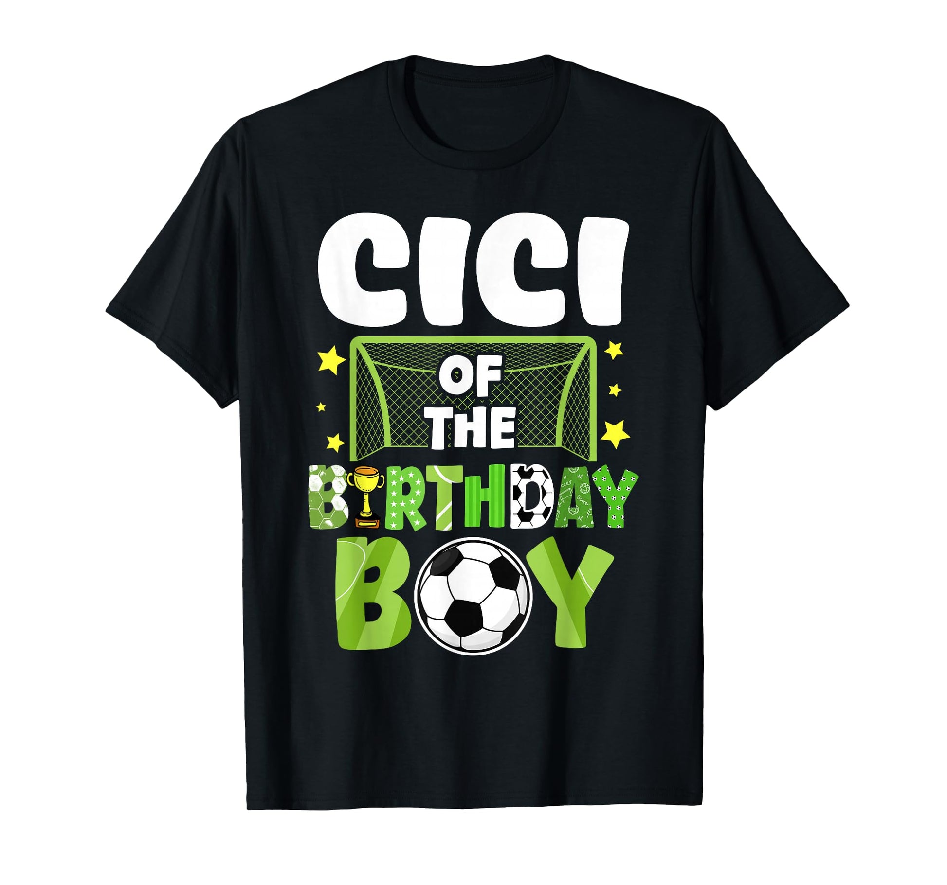 Soccer Cici Birthday Party Family T-Shirt - Minimalist Print Unisex - T-Shirt, Sweatshirt, Hoodie
