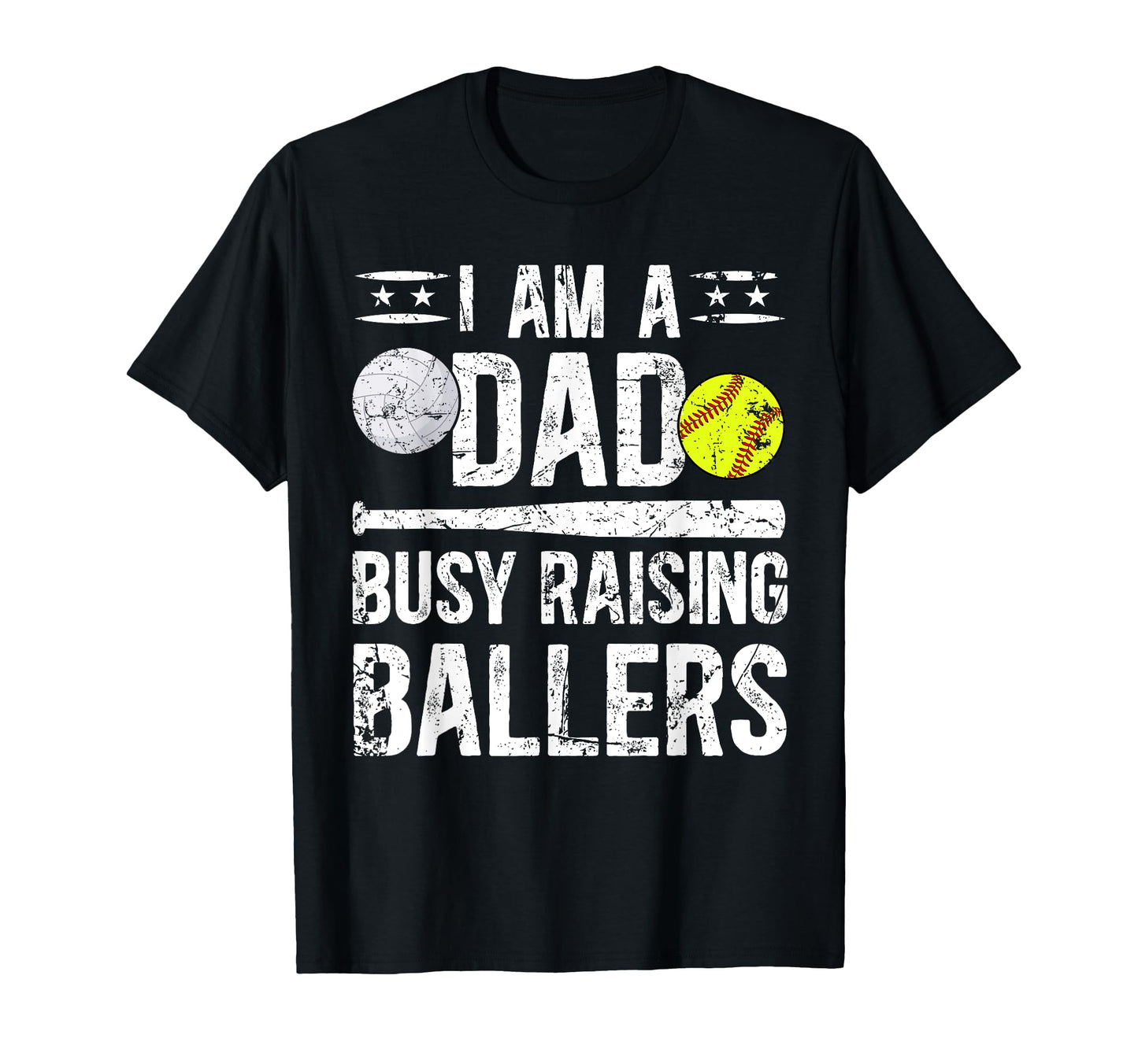 I Am Dad Busy Raising Ballers T-Shirt - Streetwear Style Men Women - T-Shirt, Sweatshirt, Hoodie