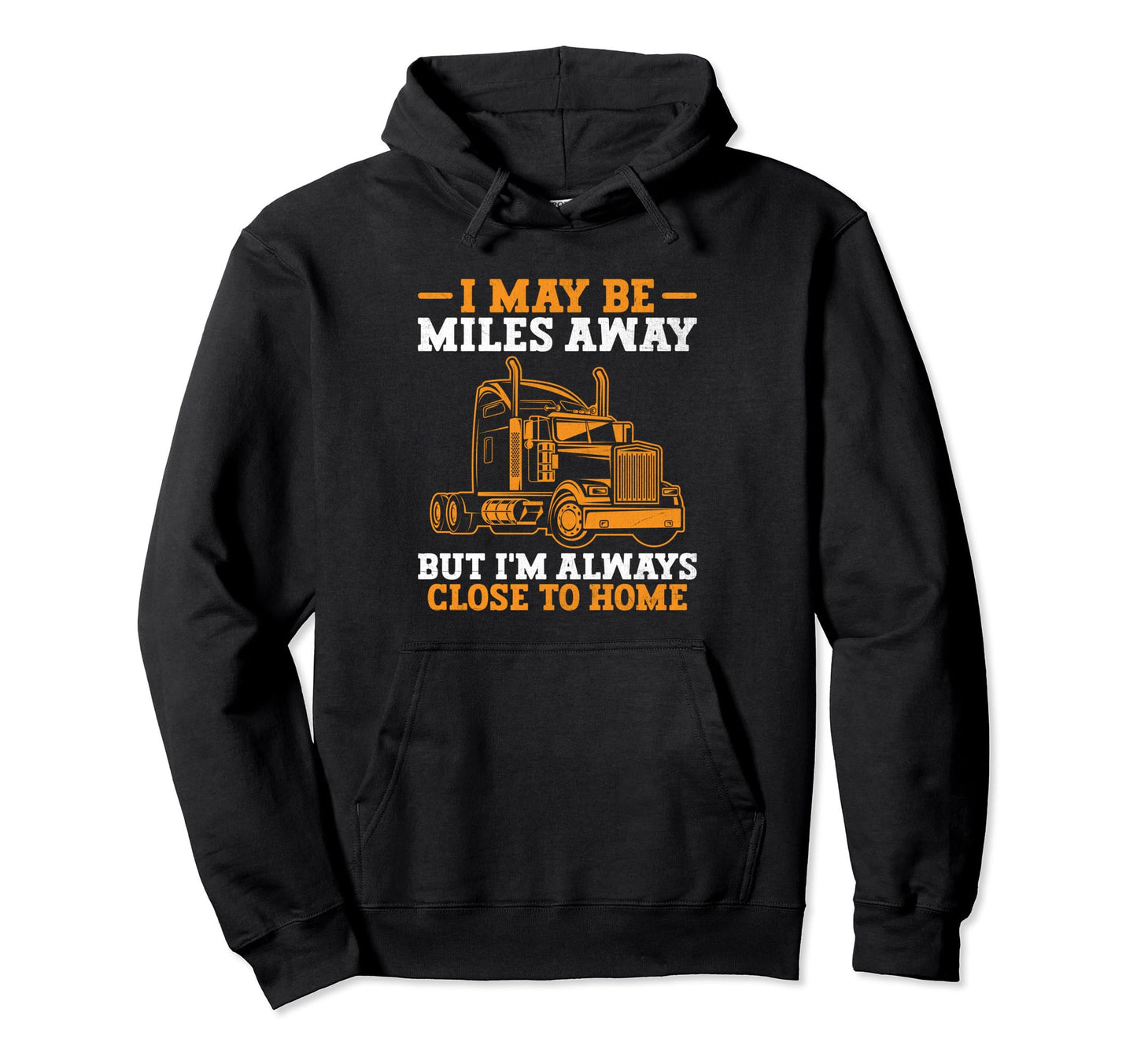 Trucker Driving Dad Trucker Father Truck Hoodie - Trendy Graphic Unisex - T-Shirt, Sweatshirt, Hoodie