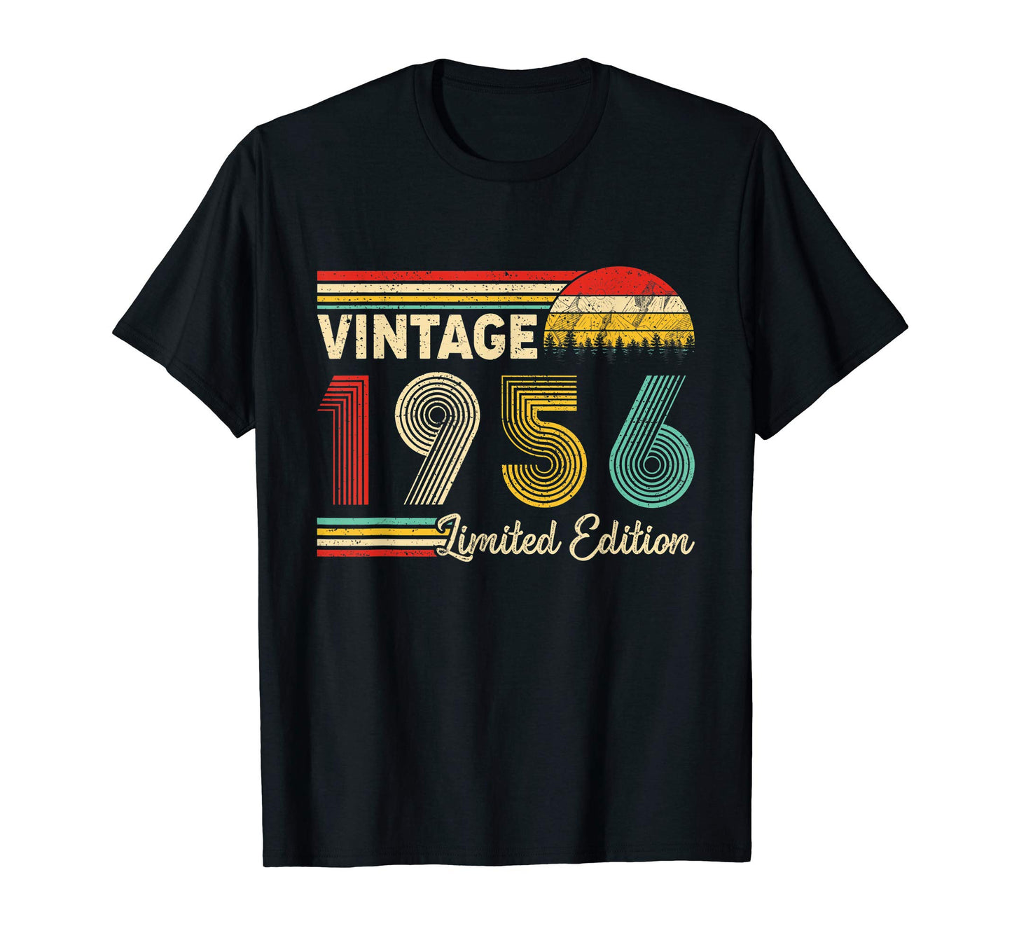 1956 Outfit Distressed 1956 T-Shirt - Trendy Graphic for Adults - T-Shirt, Sweatshirt, Hoodie