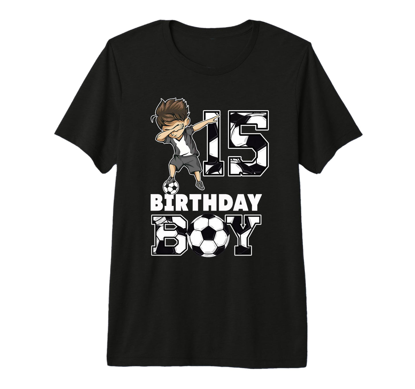15Th Birthday Gift Soccer T-Shirt - Casual Everyday Wear for Adults - T-Shirt, Sweatshirt, Hoodie