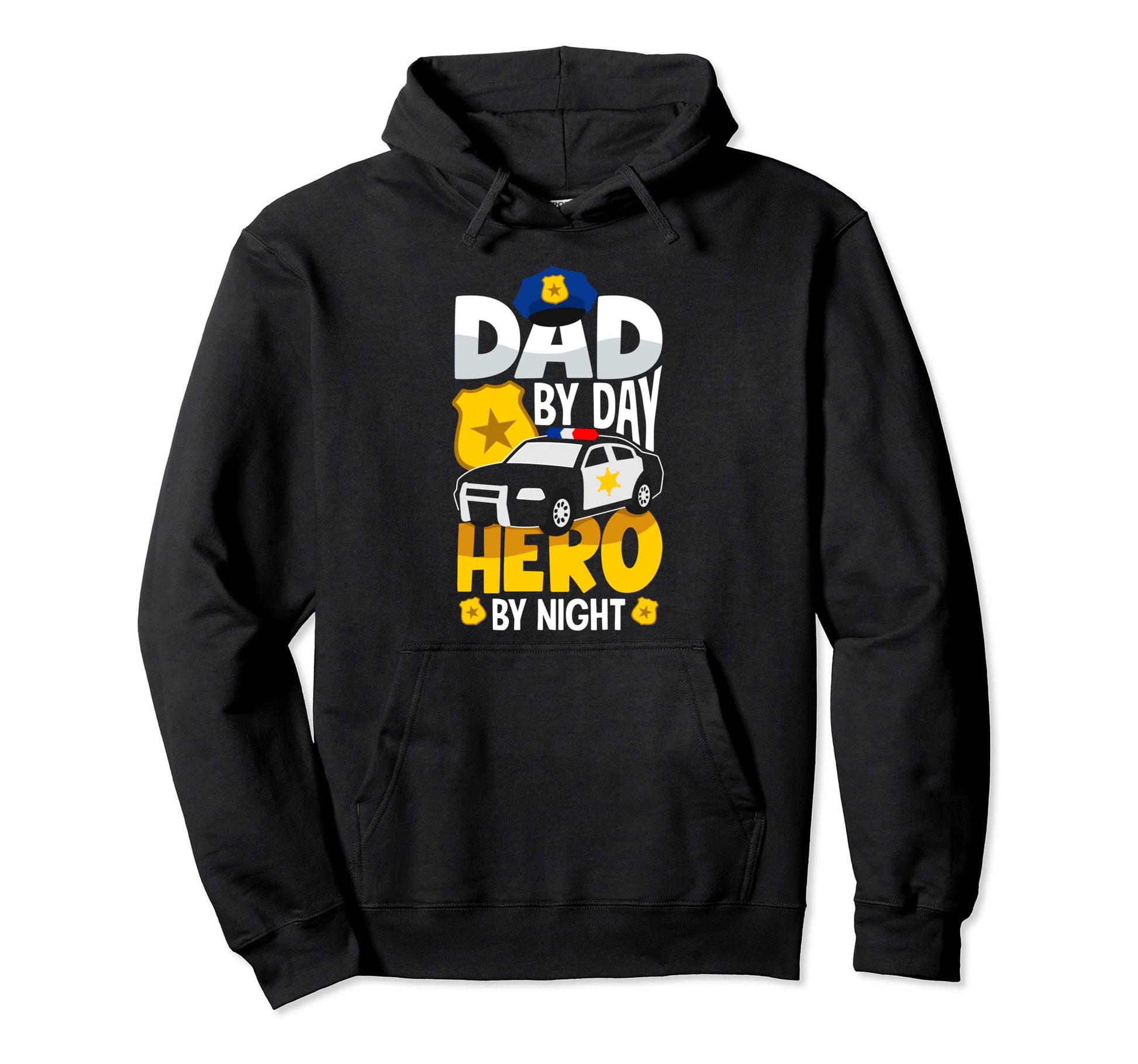 Dad Day Hero Night Fathers Day Hoodie - Custom Art Print for Adults - T-Shirt, Sweatshirt, Hoodie