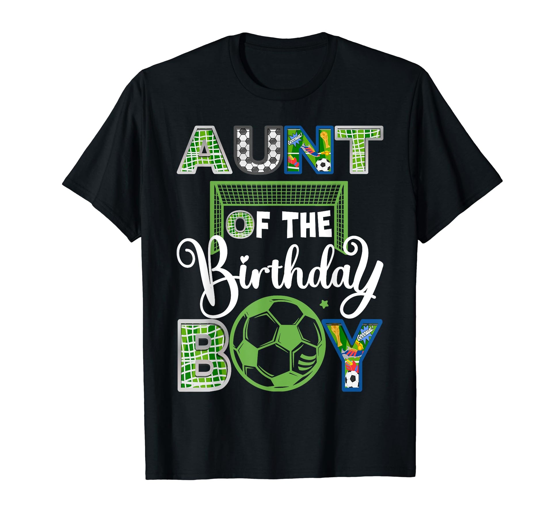 Aunt Birthday Soccer Baller Birthday T-Shirt - Unique Graphic Unisex - T-Shirt, Sweatshirt, Hoodie