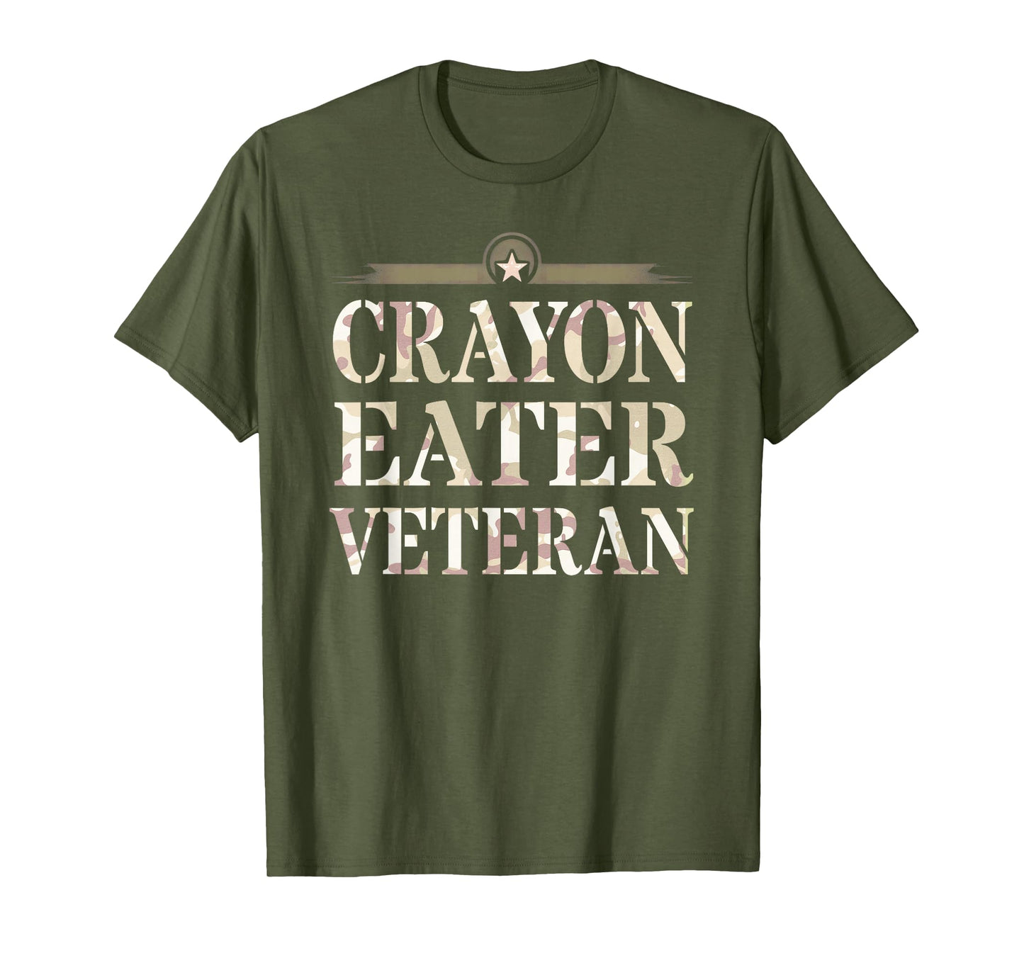 Sarcastic Crayons Eater Veteran Proud T-Shirt - Novelty Apparel Men Women - T-Shirt, Sweatshirt, Hoodie