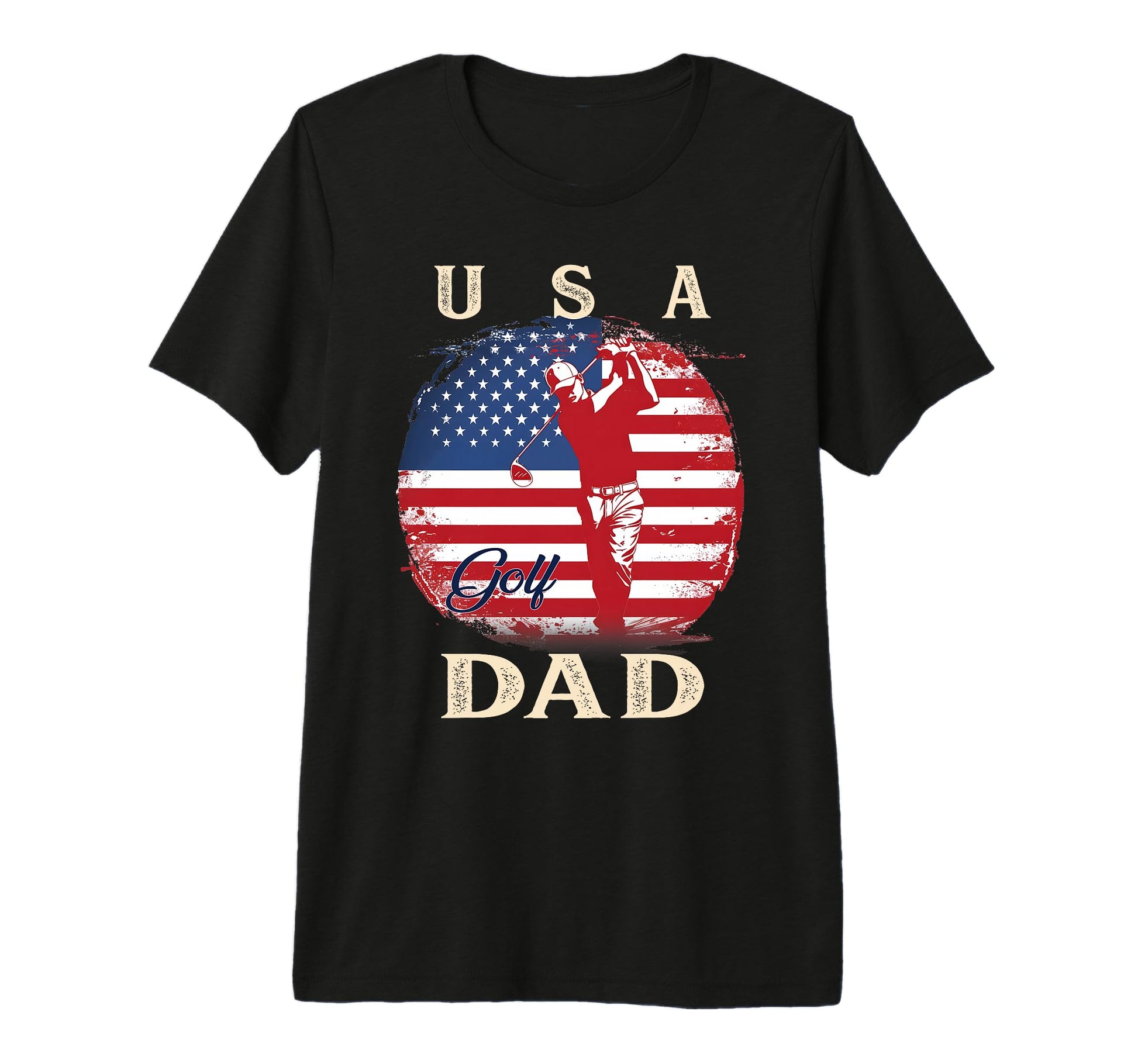 Usa Flag 2024 Fathers Day American T-Shirt - Fun Novelty Design Men Women - T-Shirt, Sweatshirt, Hoodie